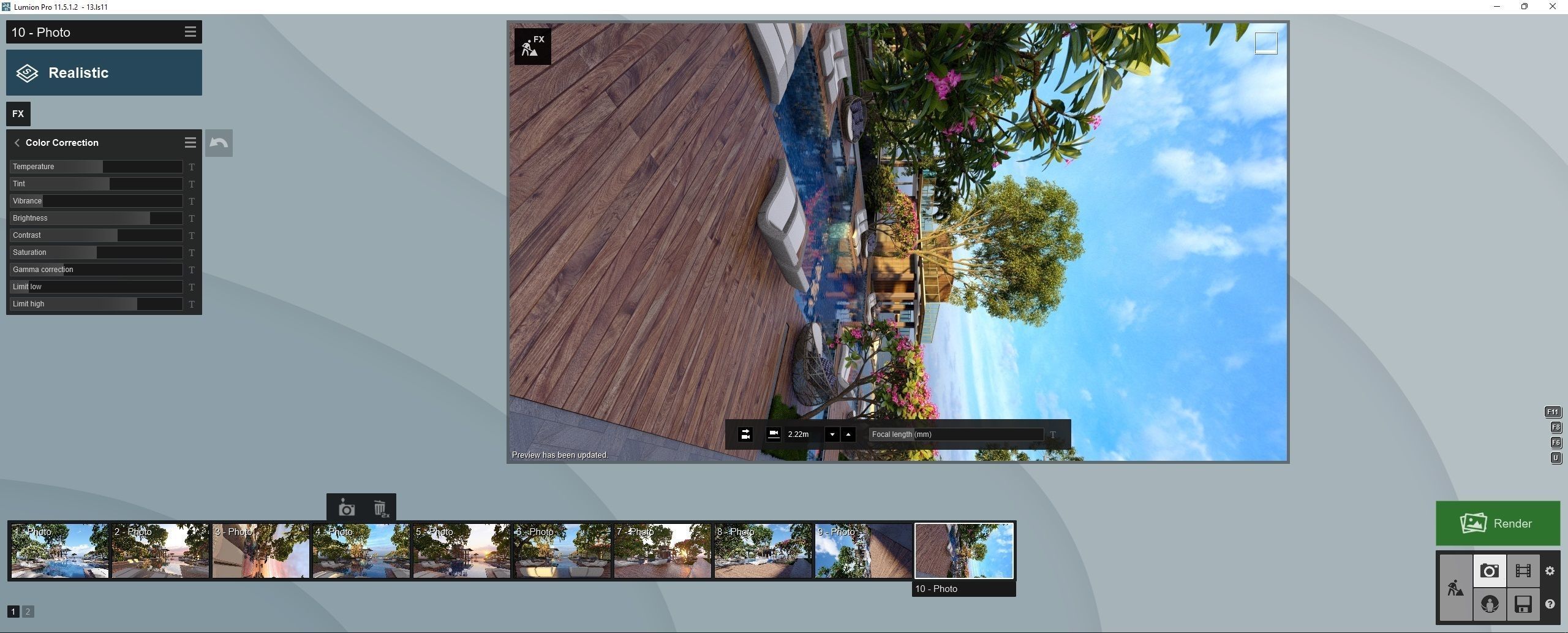 SCENE LUMION 11 5 AND ABOVE BEACH BY YOGA4ARCH 3D model_5