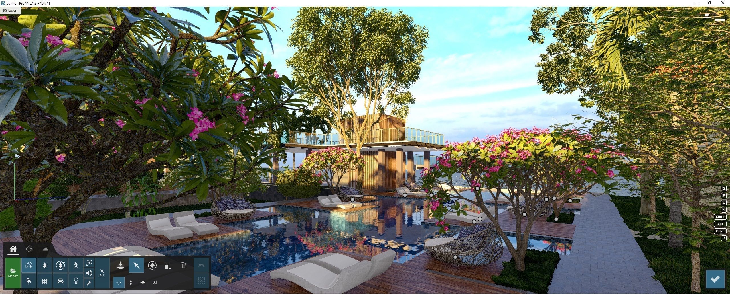 SCENE LUMION 11 5 AND ABOVE BEACH BY YOGA4ARCH 3D model_22