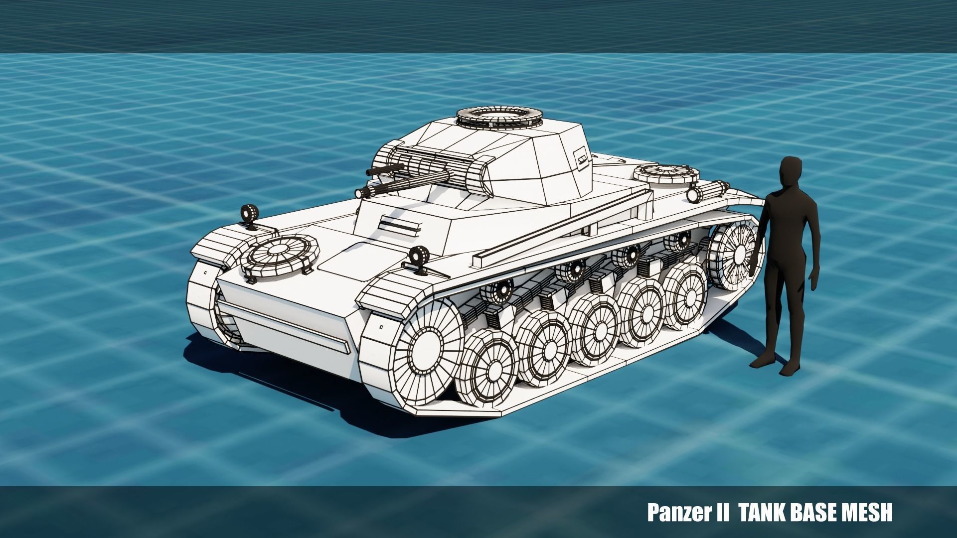 20 TANKS BASE MESHES VOL 1 3D Model Collection_13