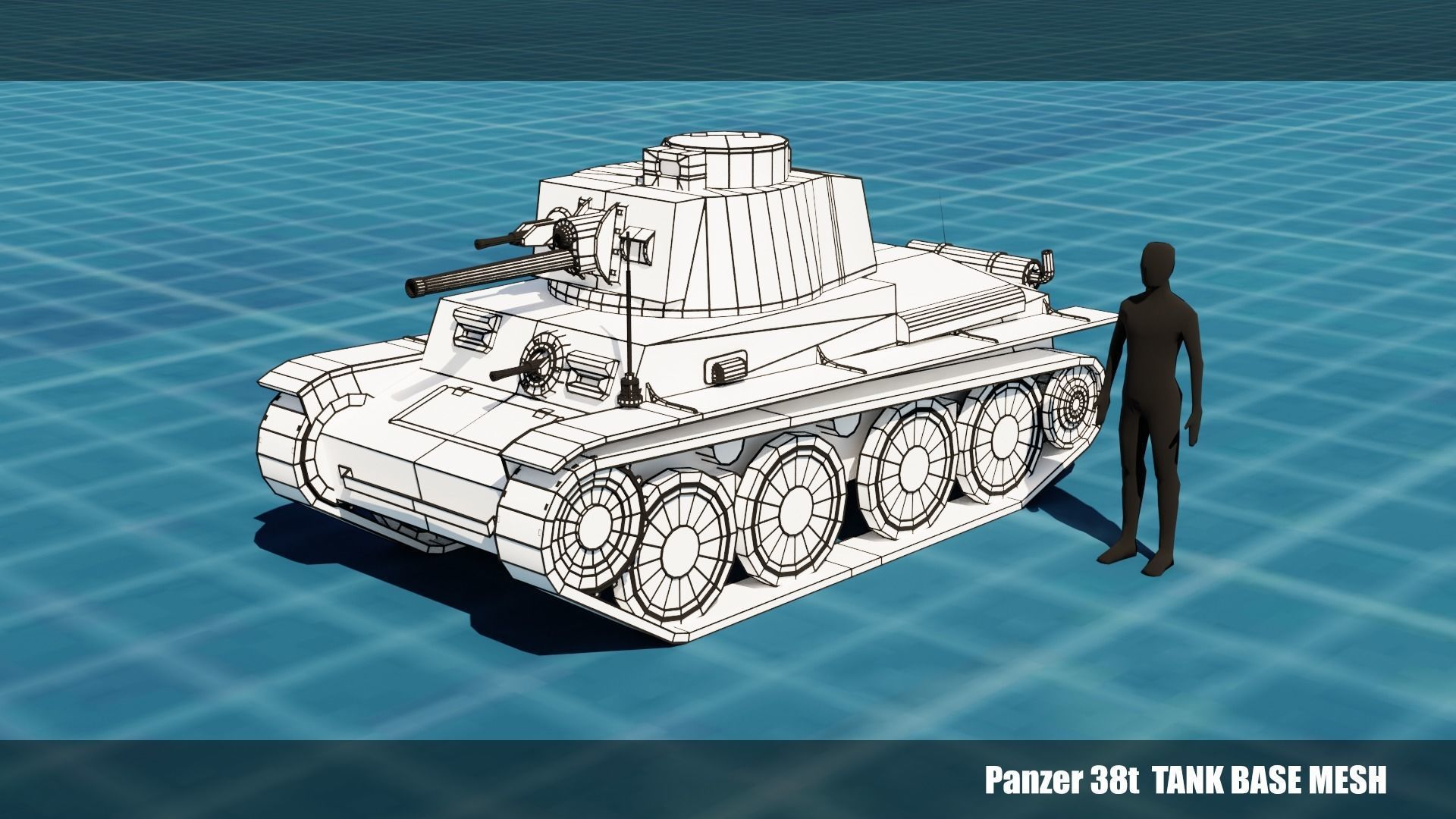 20 TANKS BASE MESHES VOL 1 3D Model Collection_11