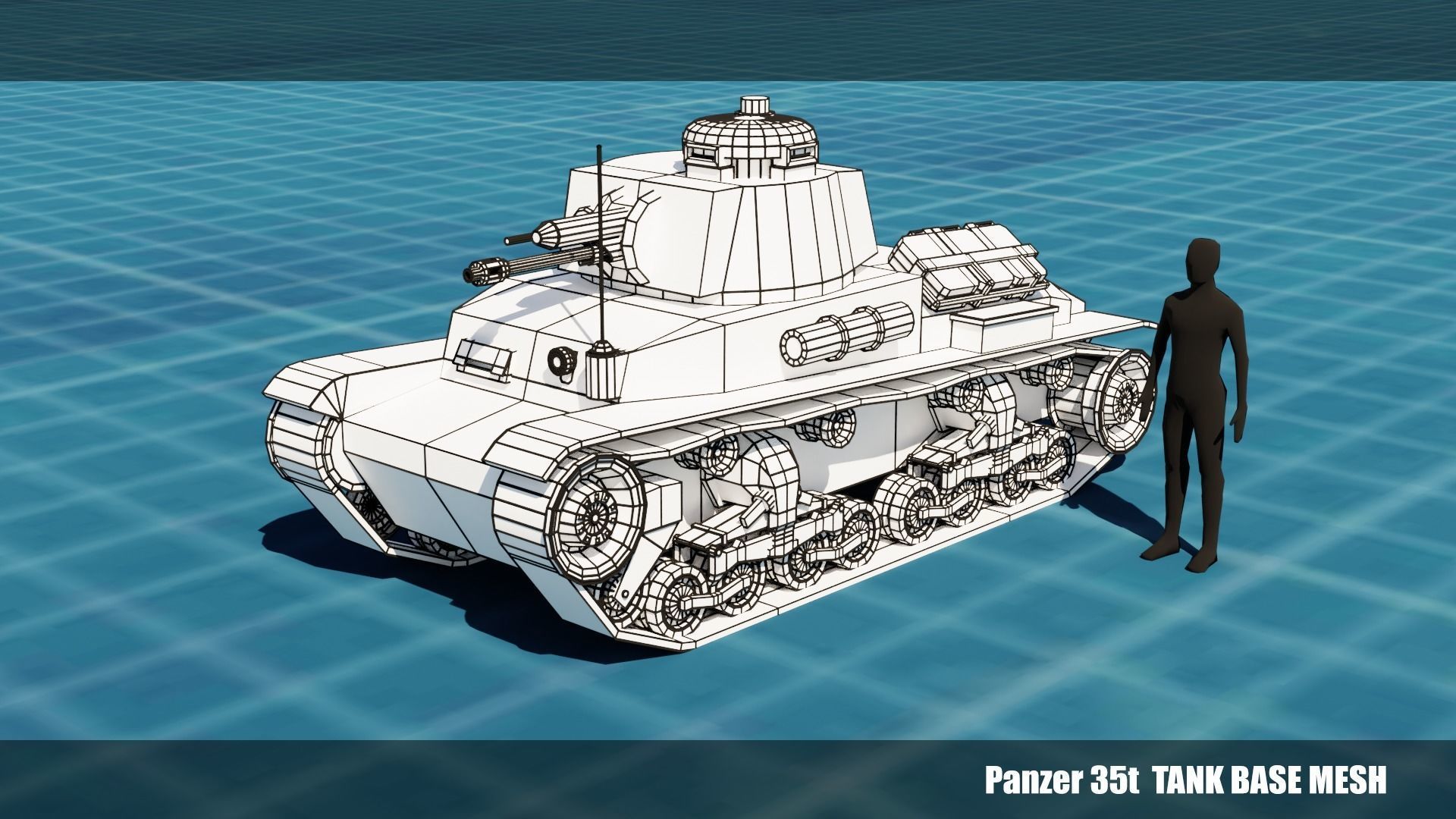 20 TANKS BASE MESHES VOL 1 3D Model Collection_19