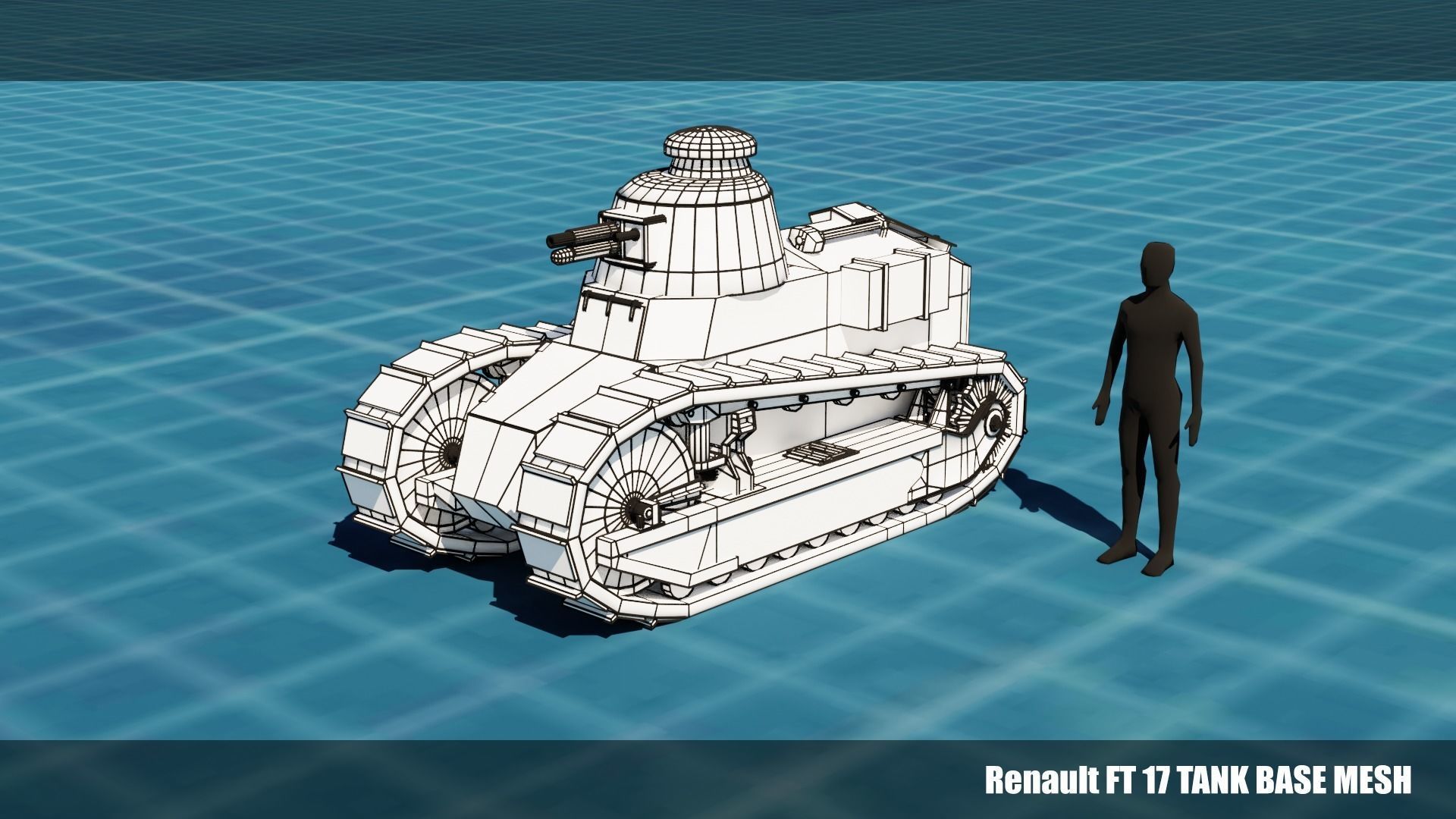 20 TANKS BASE MESHES VOL 1 3D Model Collection_9