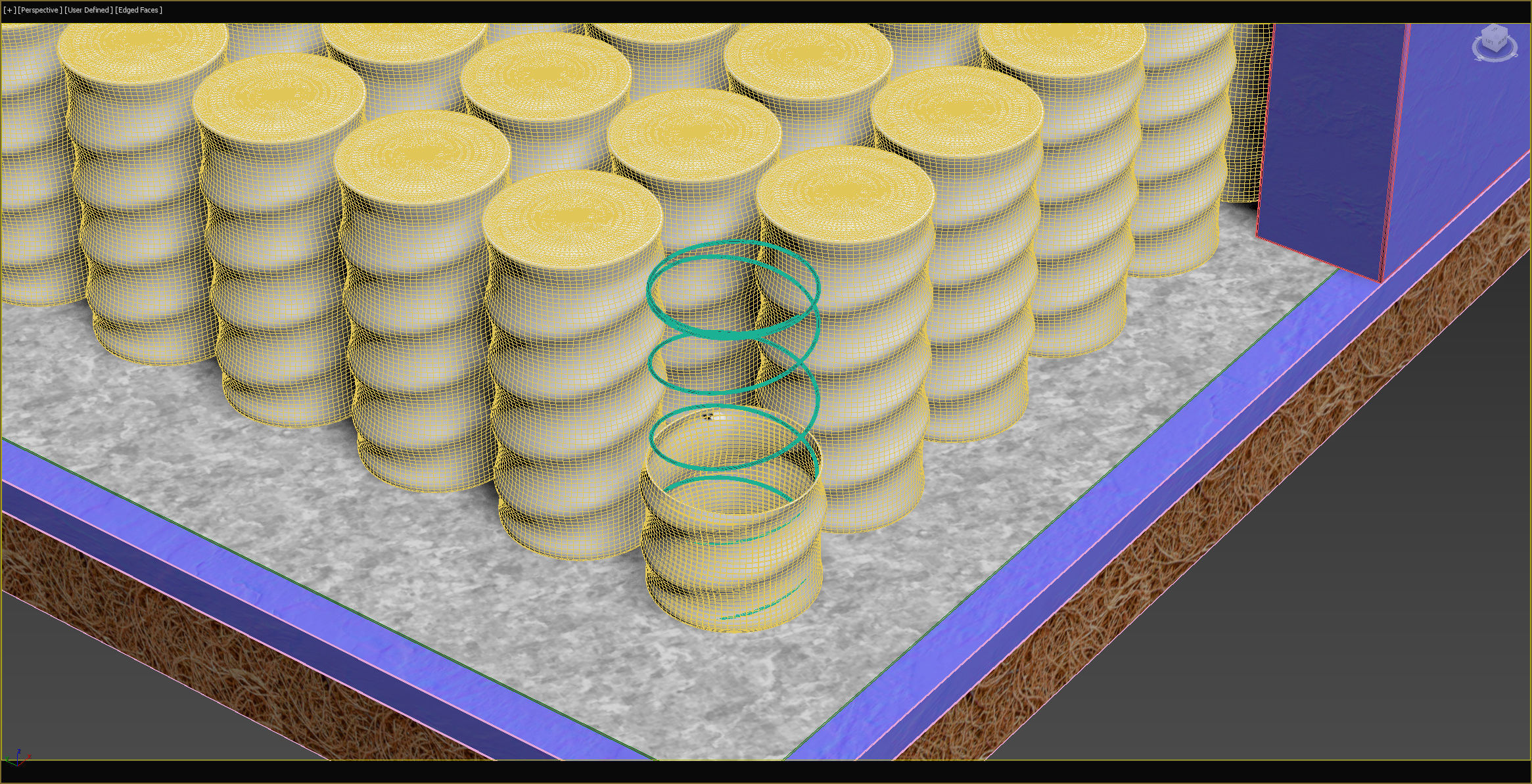 Mattress section 4 3D model_11