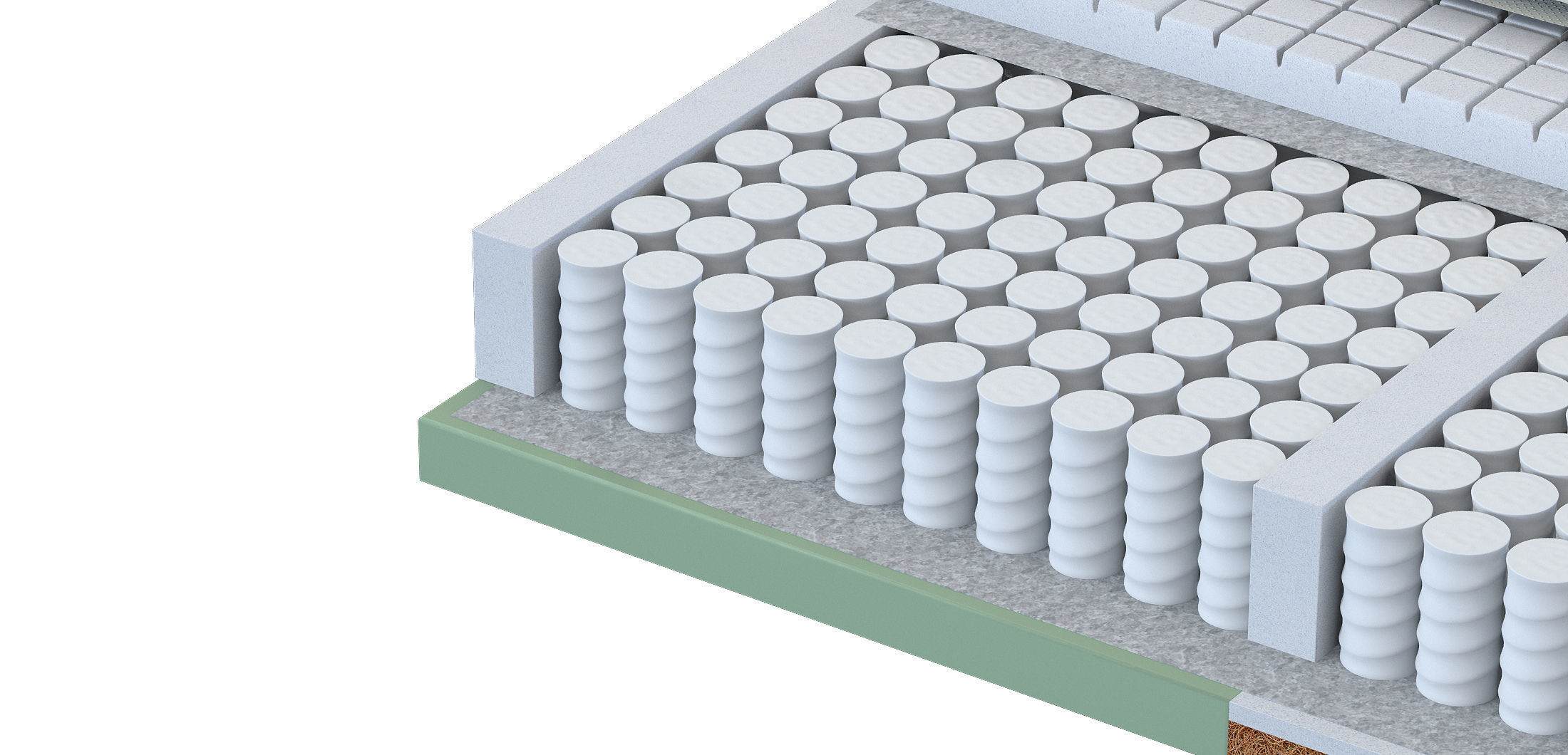 Mattress section 4 3D model_1