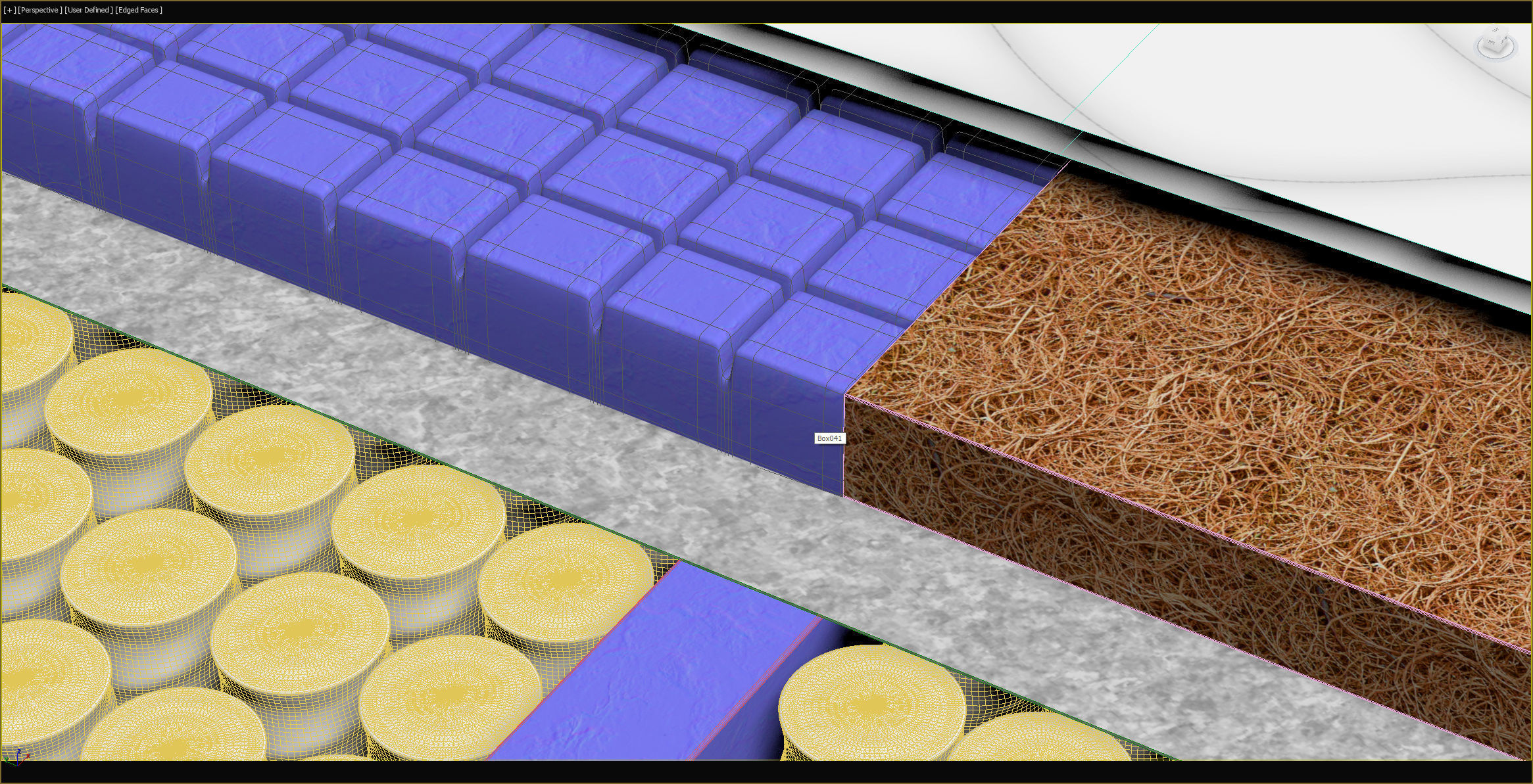 Mattress section 4 3D model_12