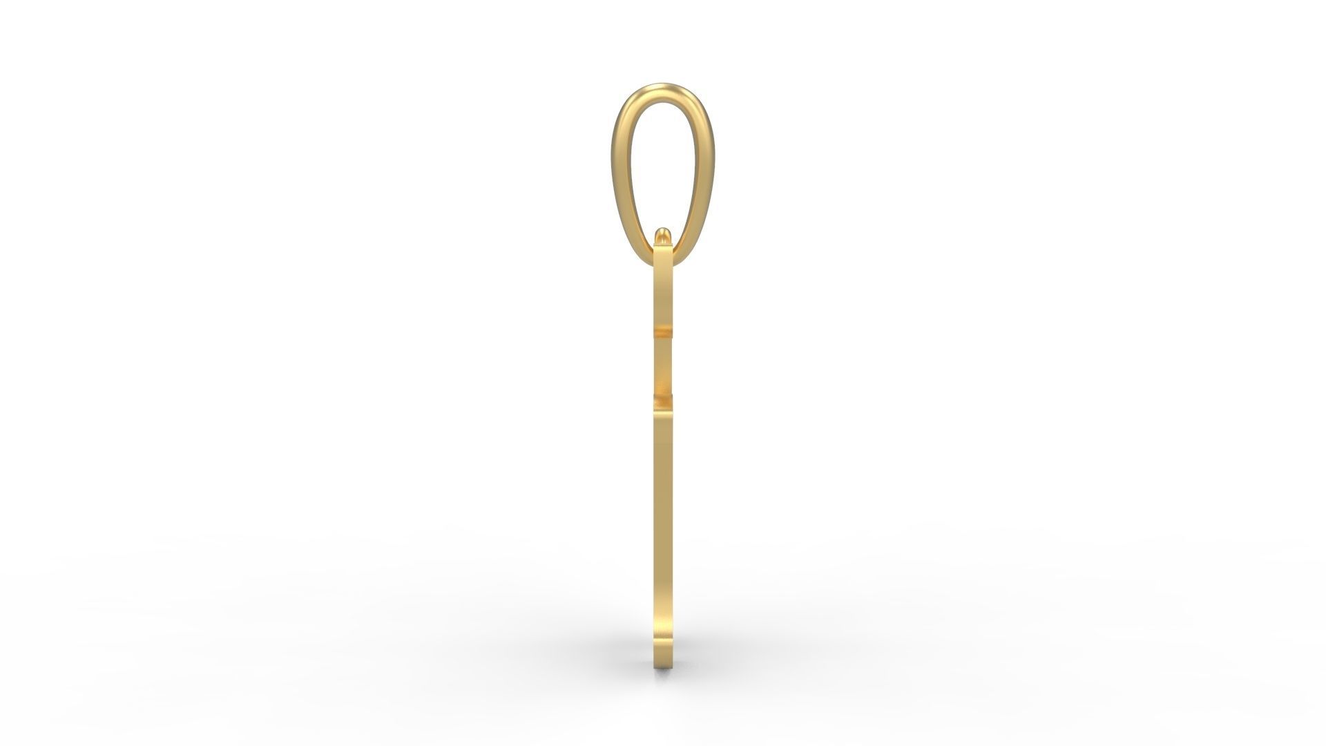 Initial Letters Pendant Karasha G 3D print model_2