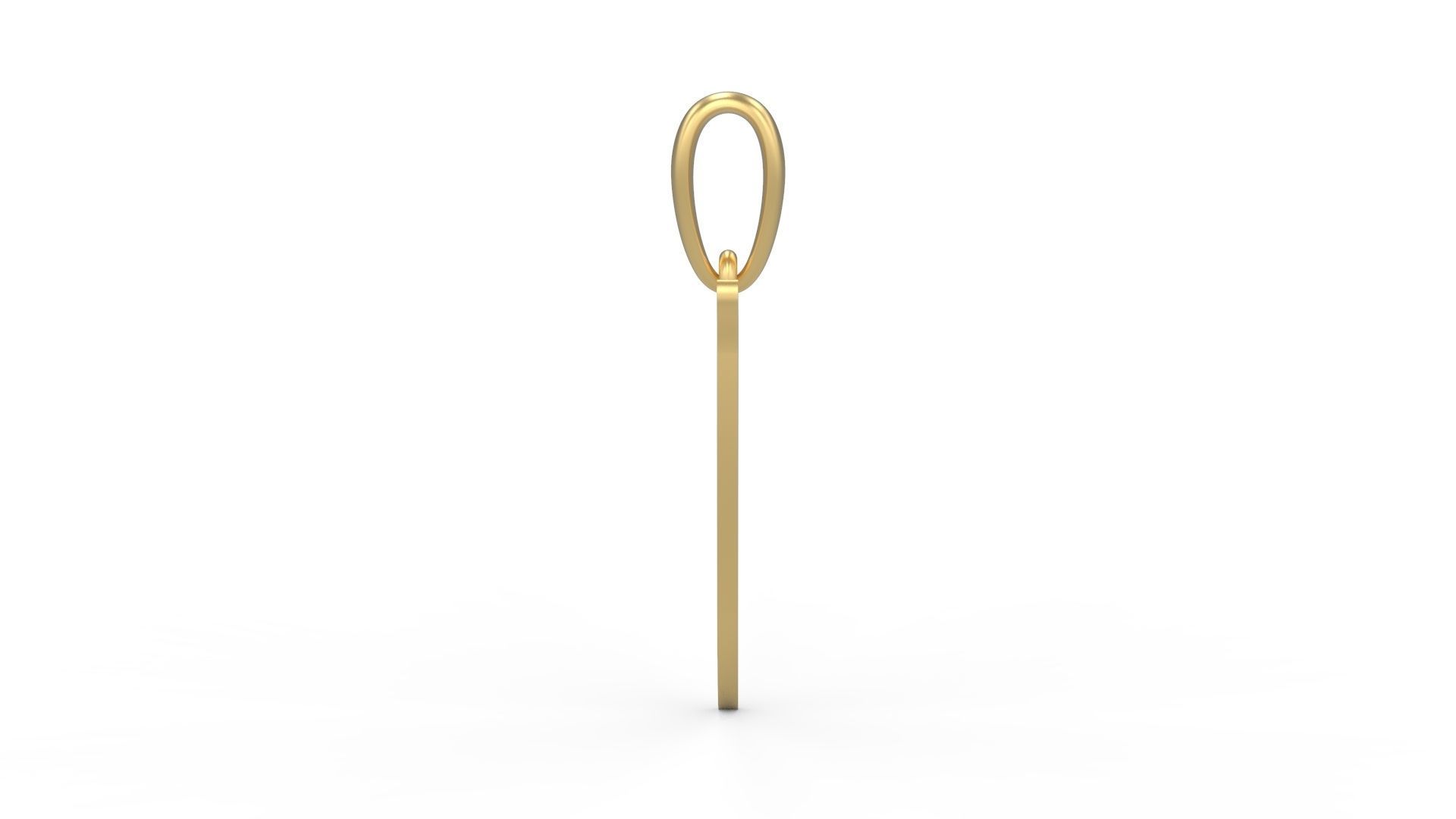 Initial Letters Pendant Karasha I 3D print model_2