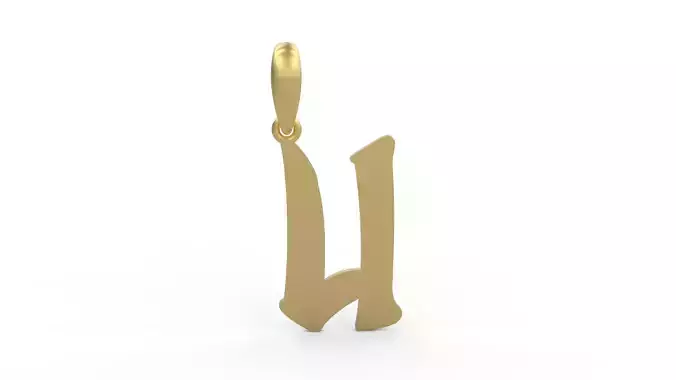 Initial Letters Pendant Karasha U