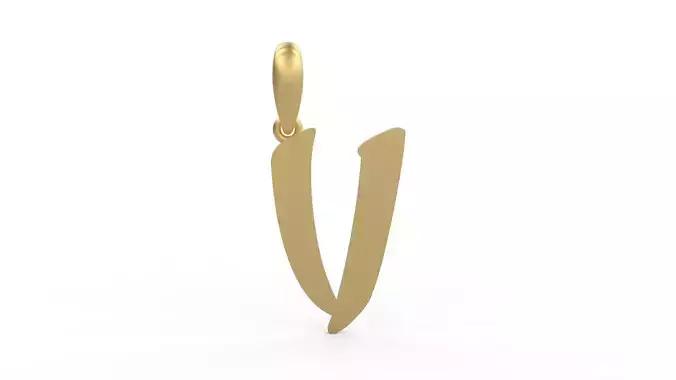Initial Letters Pendant Karasha V