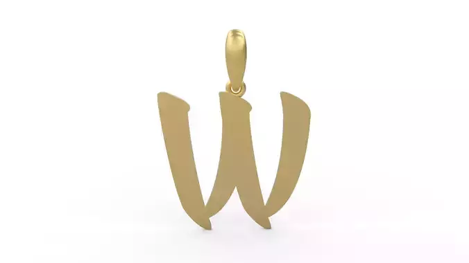 Initial Letters Pendant Karasha W