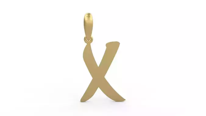 Initial Letters Pendant Karasha X