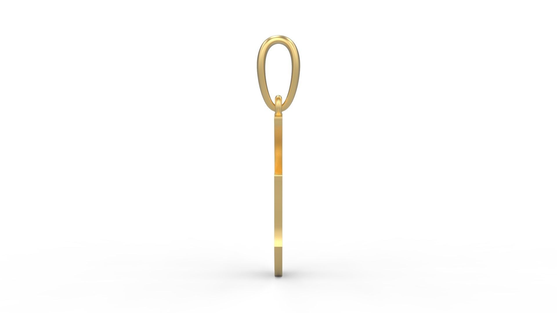 Initial Letters Pendant King Malik G 3D print model_2