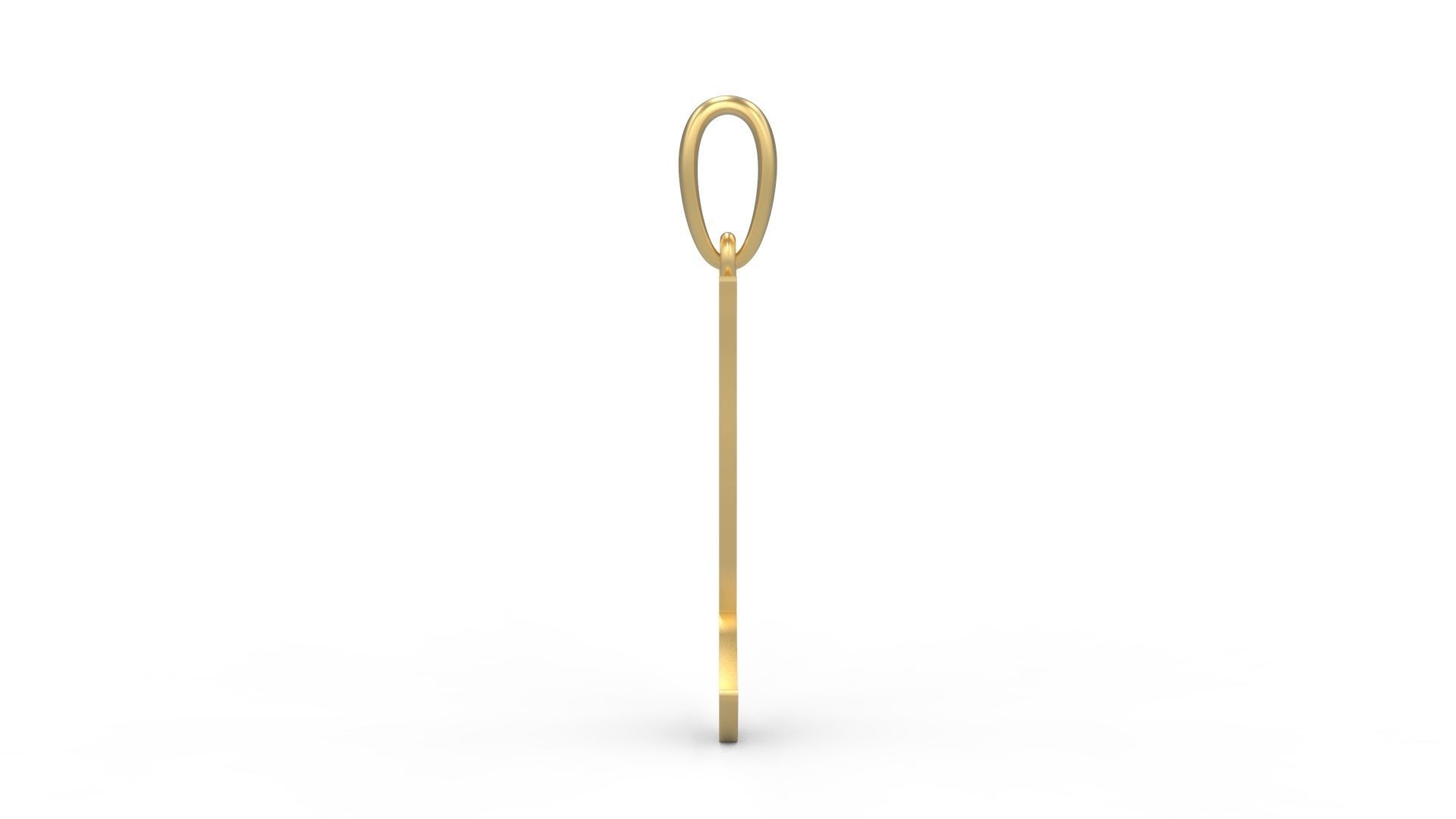 Initial Letters Pendant King Malik l 3D print model_2