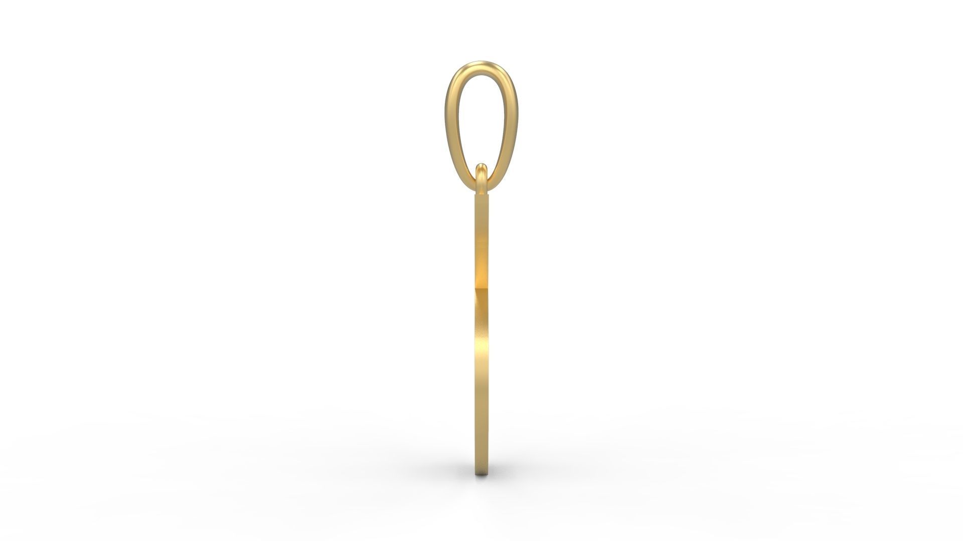 Initial Letters Pendant King Malik S 3D print model_2