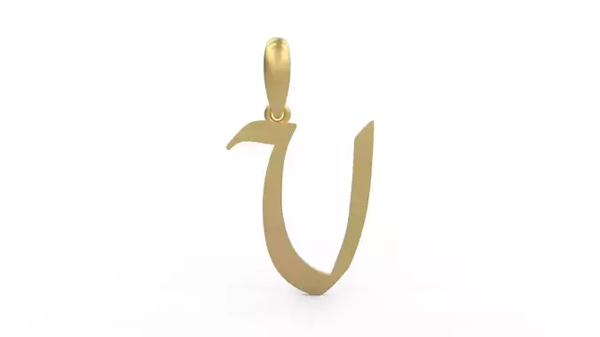Initial Letters Pendant King Malik V