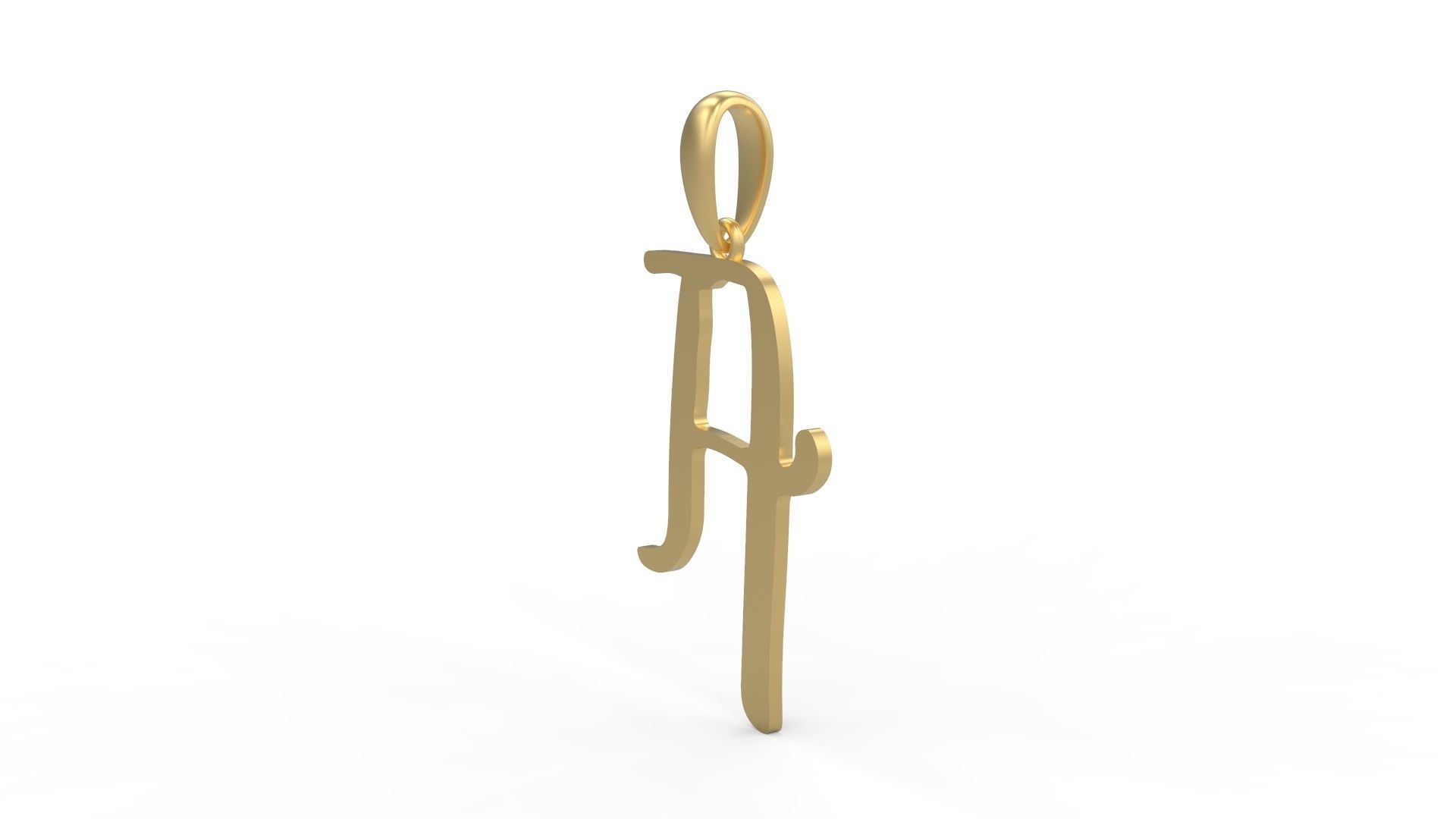 Initial Letters Pendant KINGDOMSTORIA A 3D print model_1