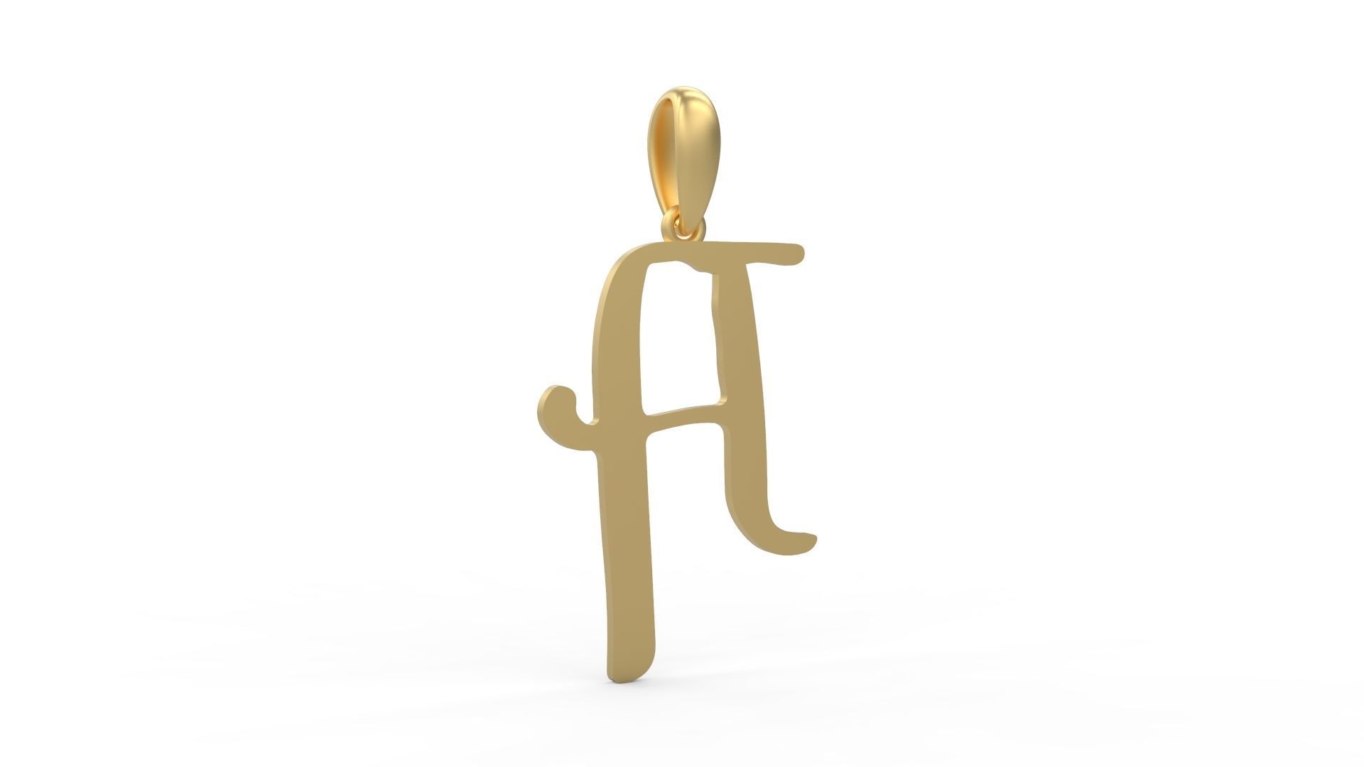 Initial Letters Pendant KINGDOMSTORIA A 3D print model_3