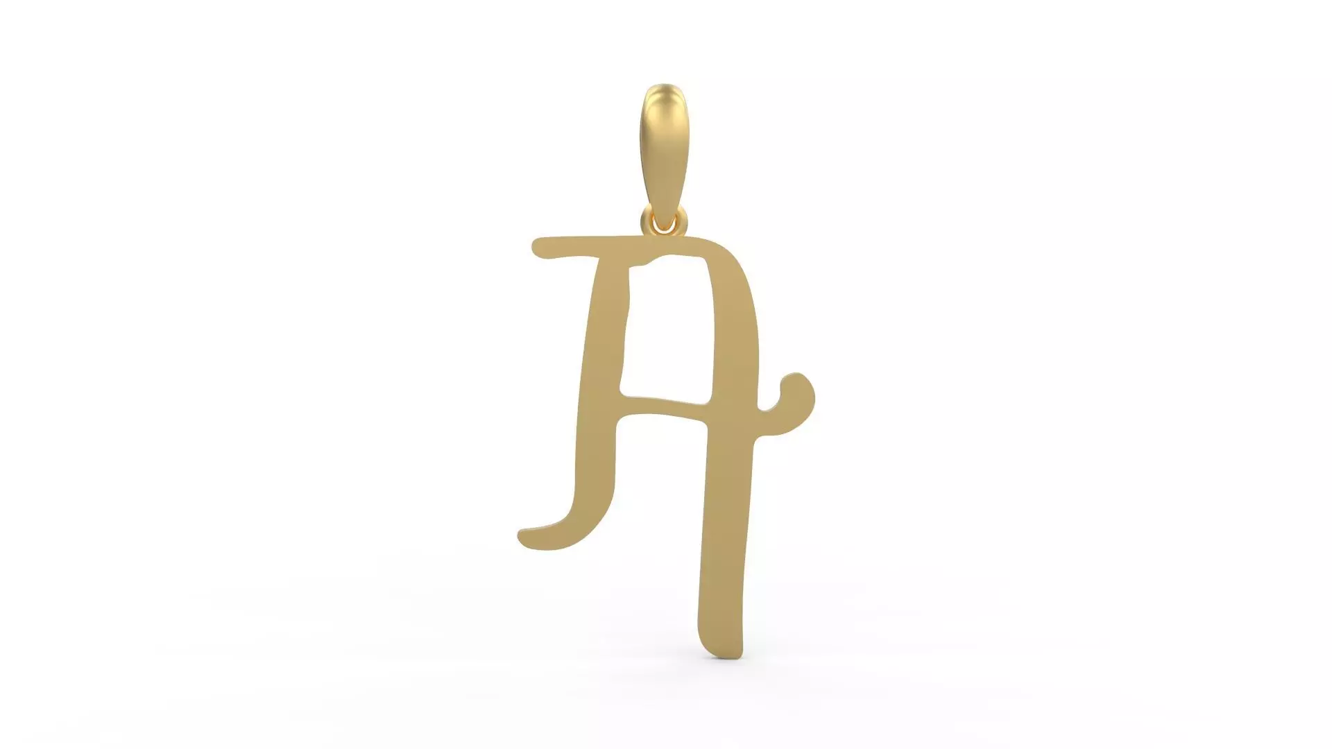 Initial Letters Pendant KINGDOMSTORIA A 3D print model_0