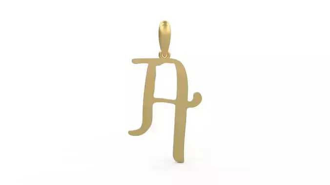 Initial Letters Pendant KINGDOMSTORIA A 3D print model