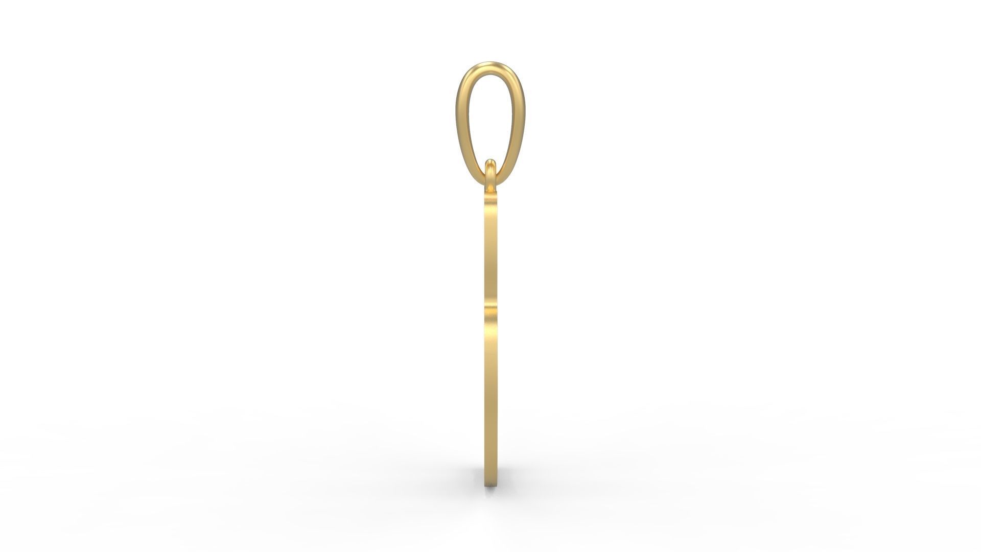 Initial Letters Pendant KINGDOMSTORIA B 3D print model_2