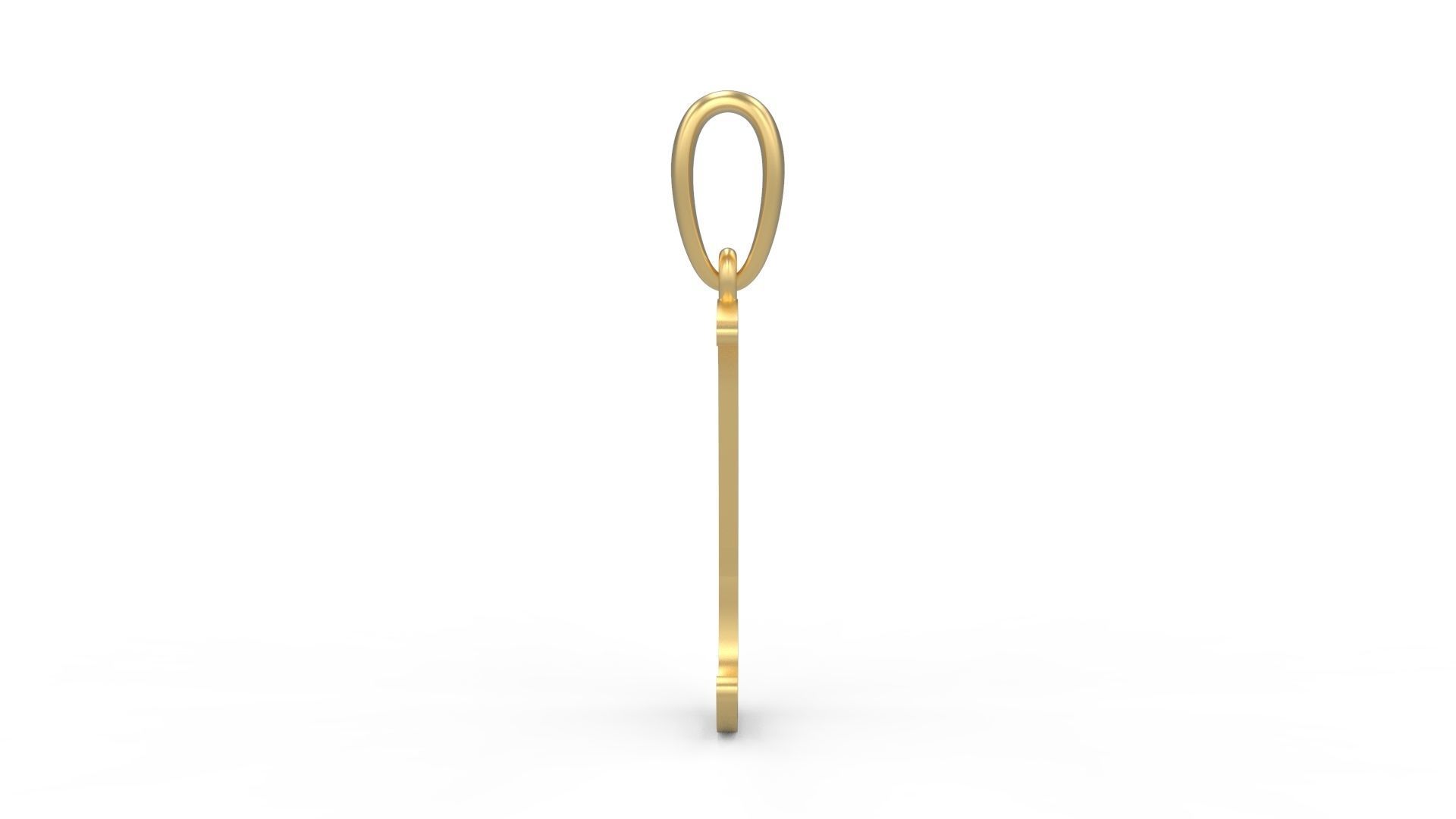 Initial Letters Pendant KINGDOMSTORIA C 3D print model_2