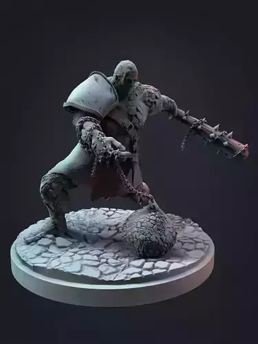 FANTASY MEDIEVAL WARRIOR CONCEPT 3D print model