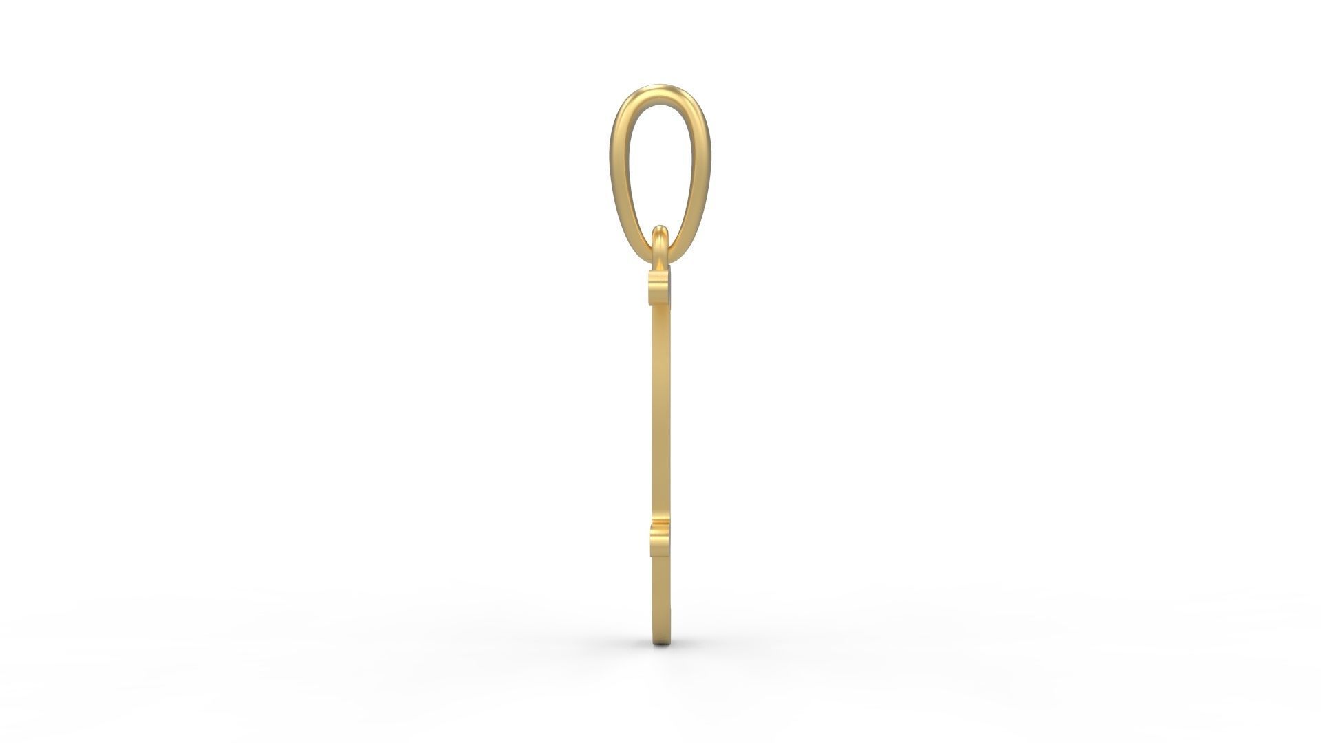 Initial Letters Pendant KINGDOMSTORIA F 3D print model_2