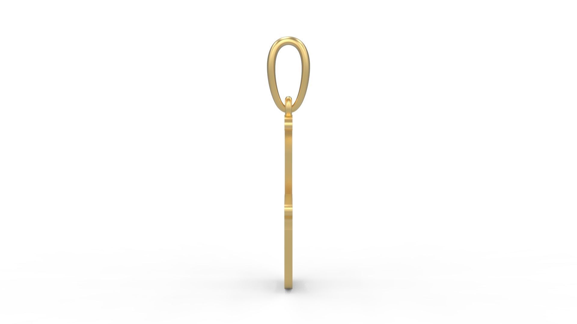 Initial Letters Pendant KINGDOMSTORIA G 3D print model_2