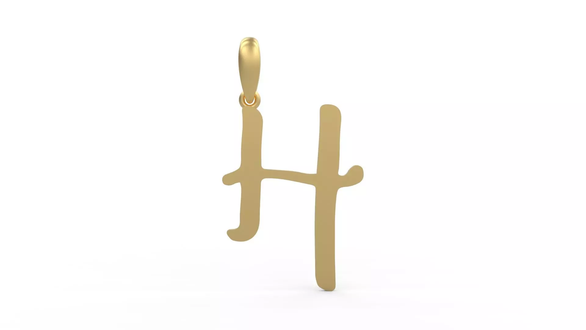 Initial Letters Pendant KINGDOMSTORIA H 3D print model_0
