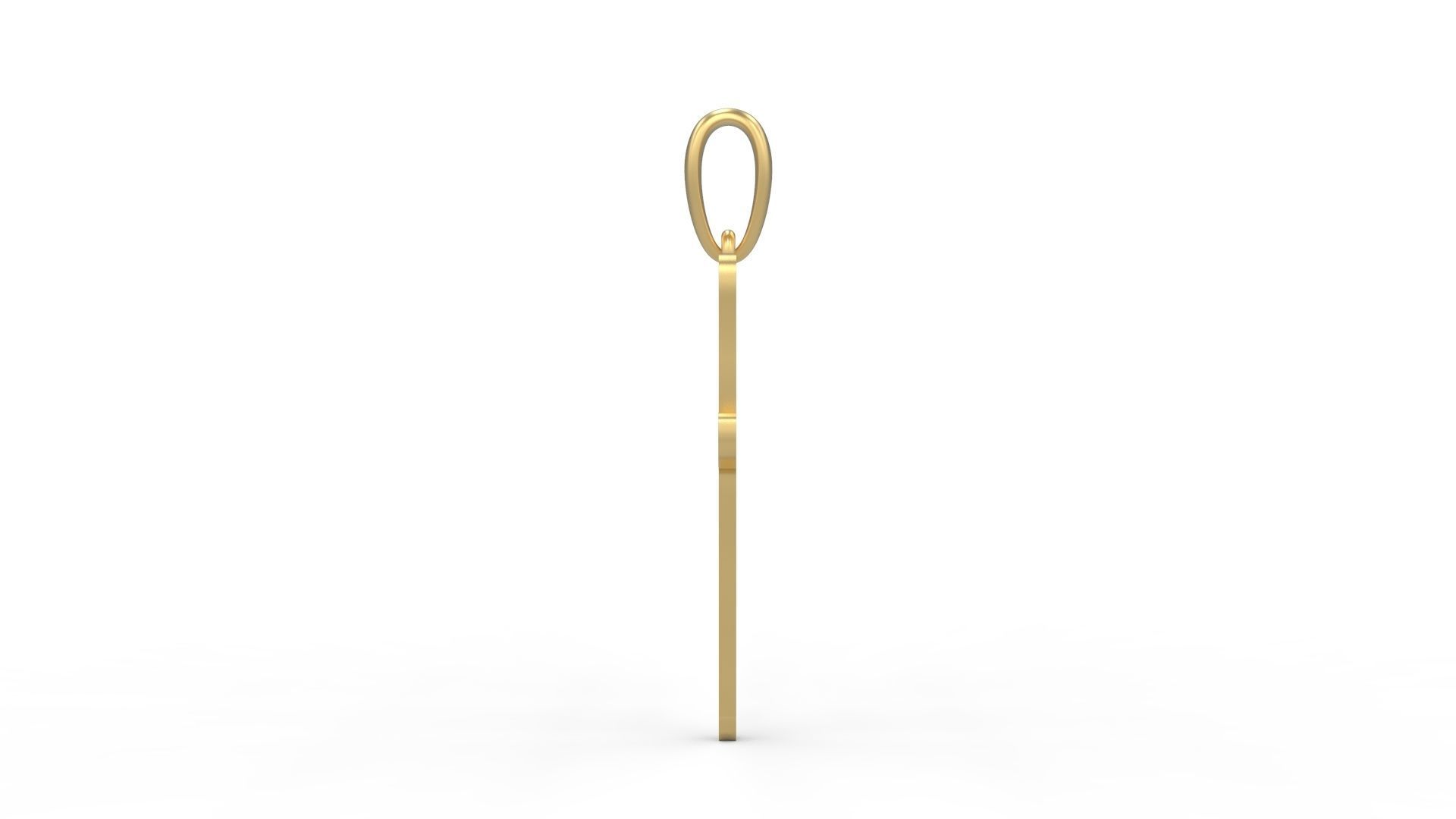 Initial Letters Pendant KINGDOMSTORIA H 3D print model_2