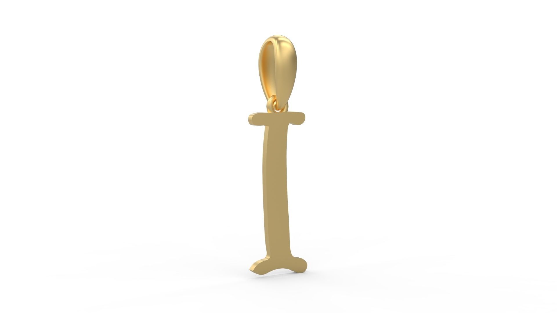 Initial Letters Pendant KINGDOMSTORIA I 3D print model_3