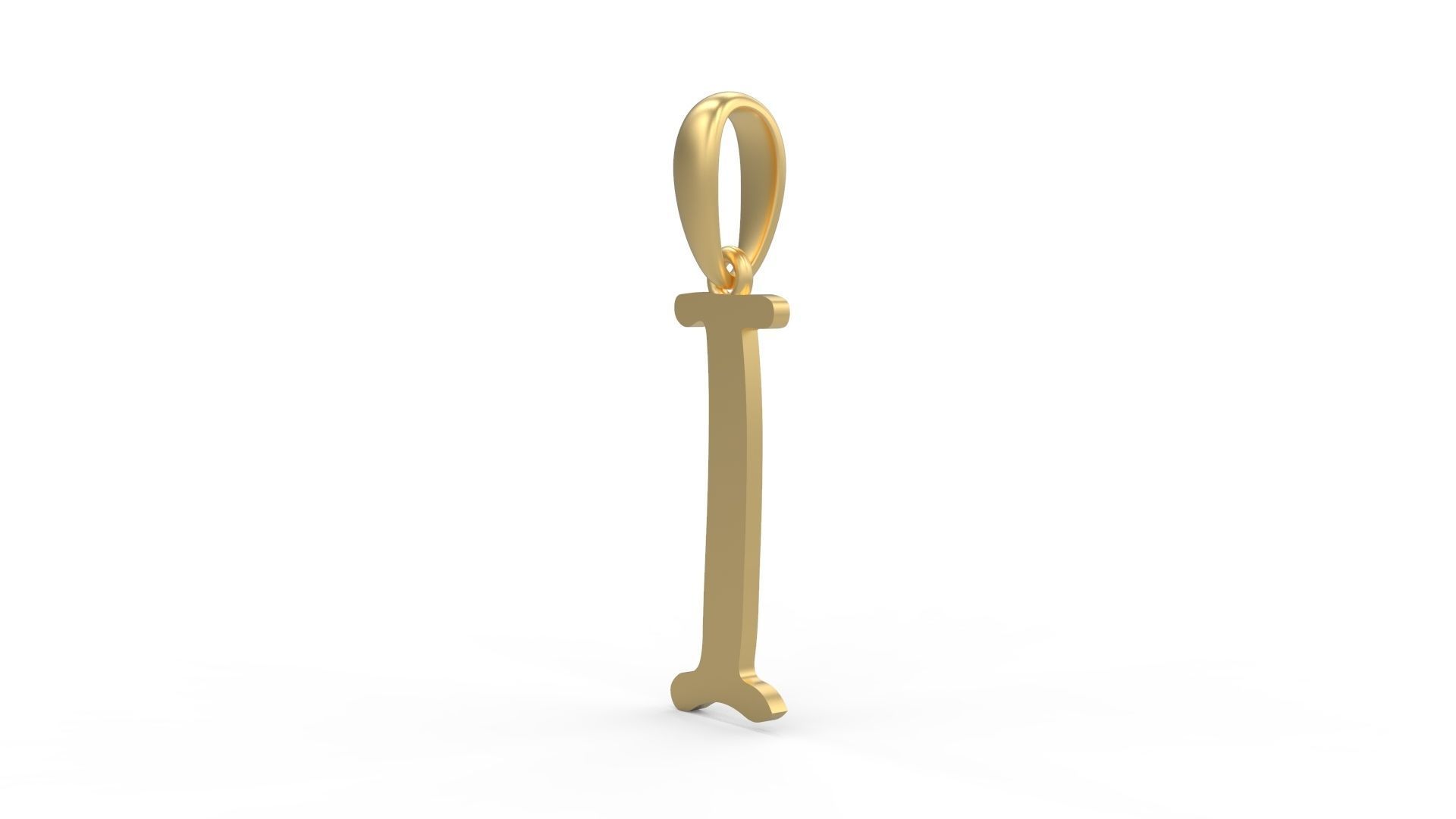 Initial Letters Pendant KINGDOMSTORIA I 3D print model_1