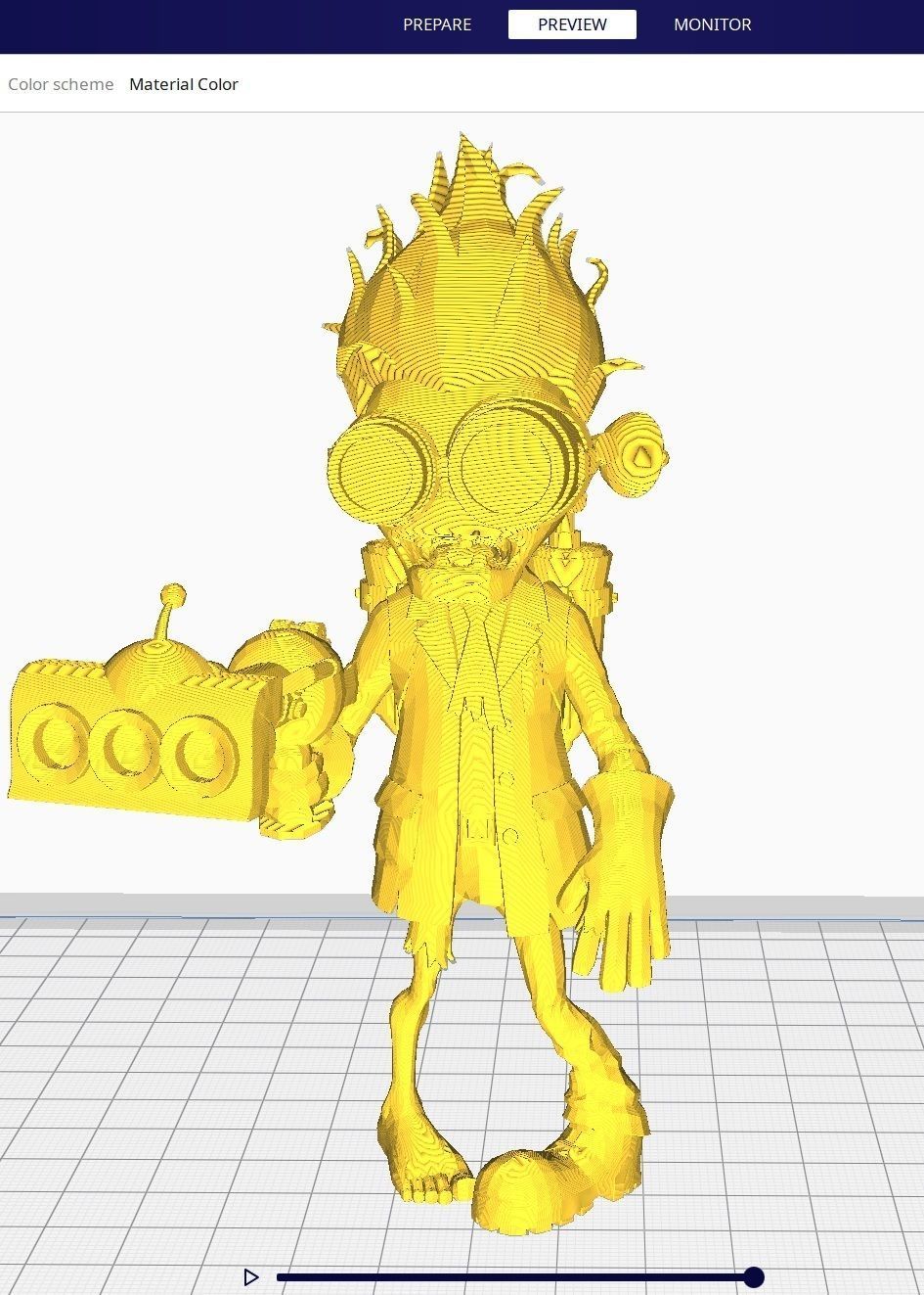 Plants vs Zombies - Scientist 3D print model_1