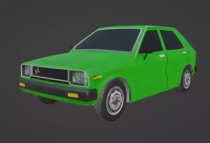 Daihatsu Charade G20 Low-poly 3D model