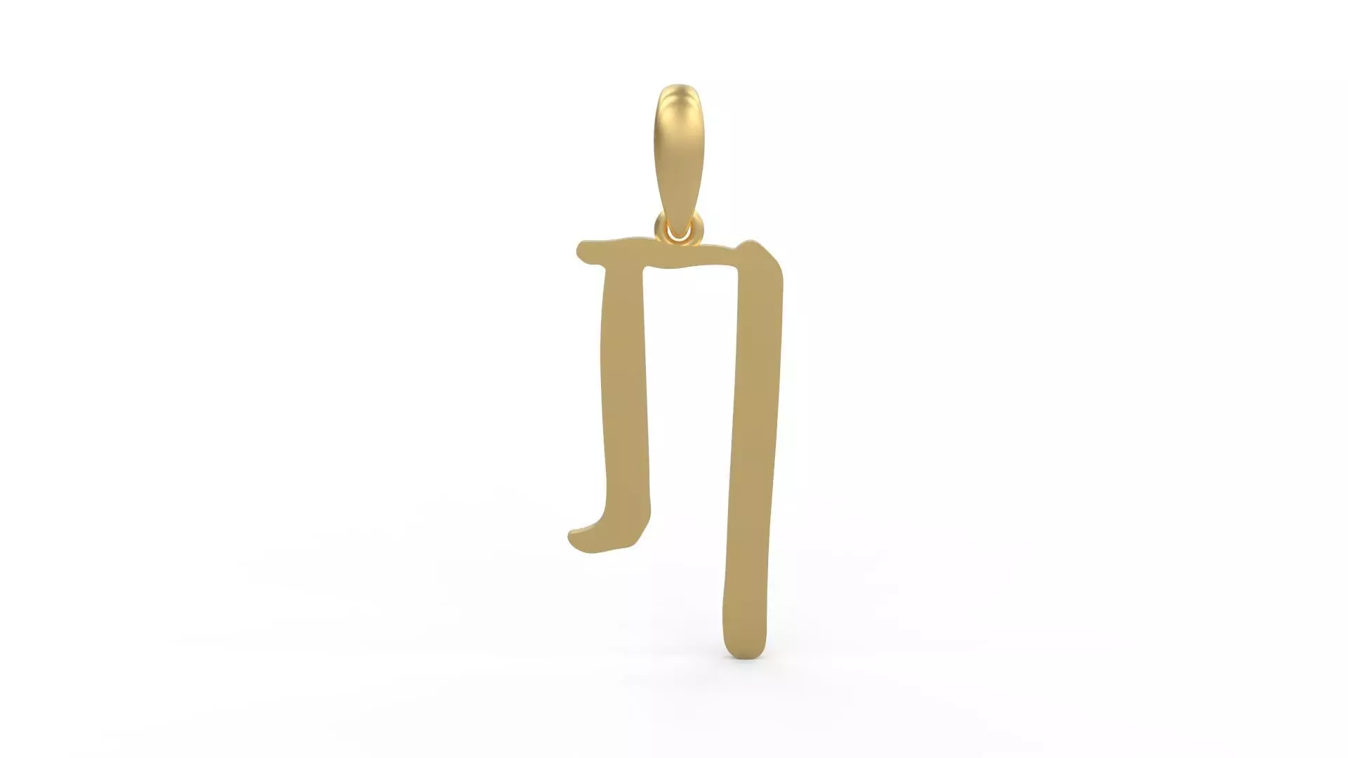 Initial Letters Pendant KINGDOMSTORIA N 3D print model_0
