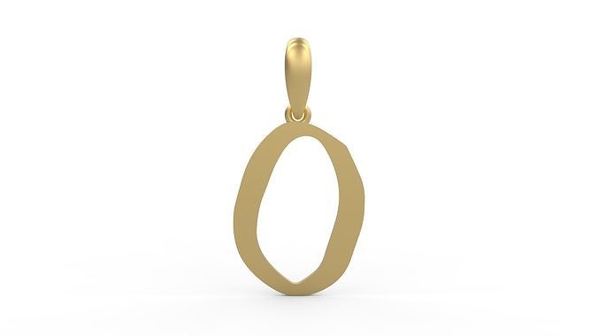 Initial Letters Pendant KINGDOMSTORIA O 3D print model