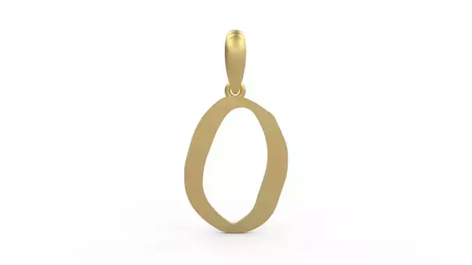 Initial Letters Pendant KINGDOMSTORIA O 3D print model