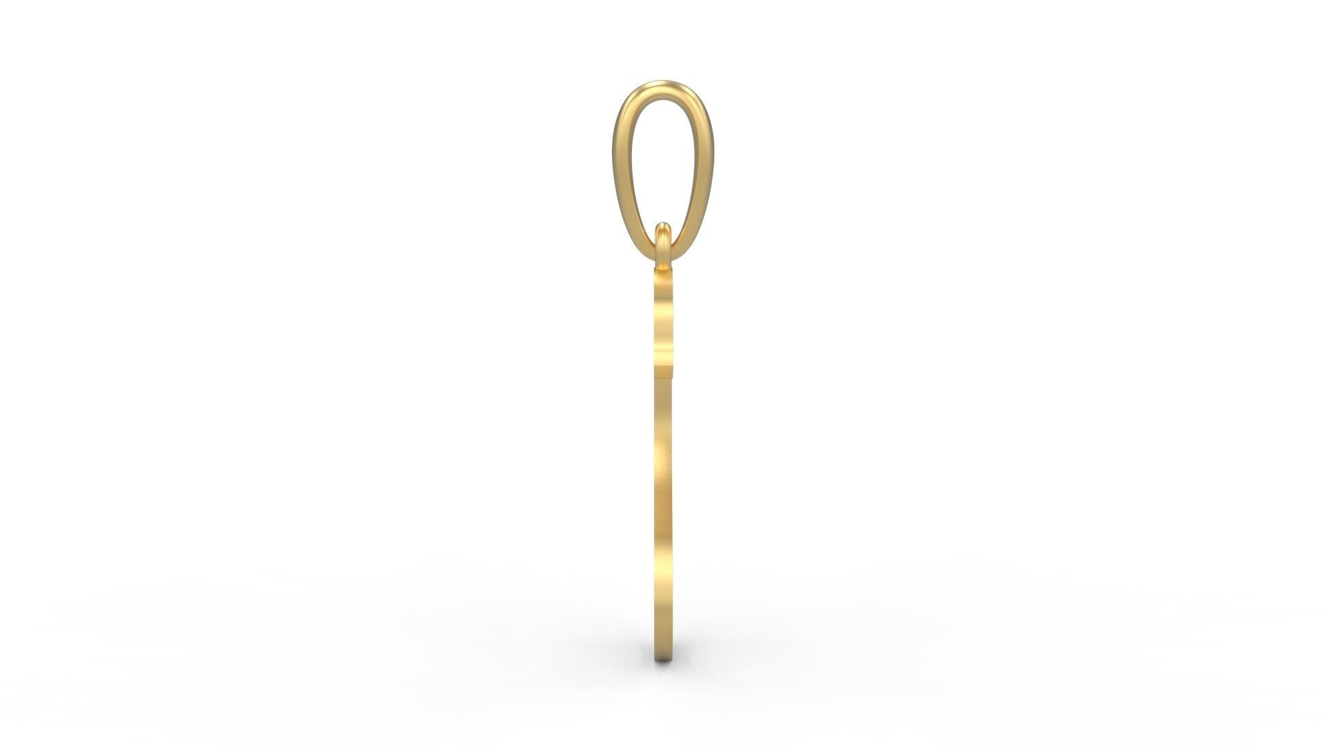 Initial Letters Pendant KINGDOMSTORIA S 3D print model_2