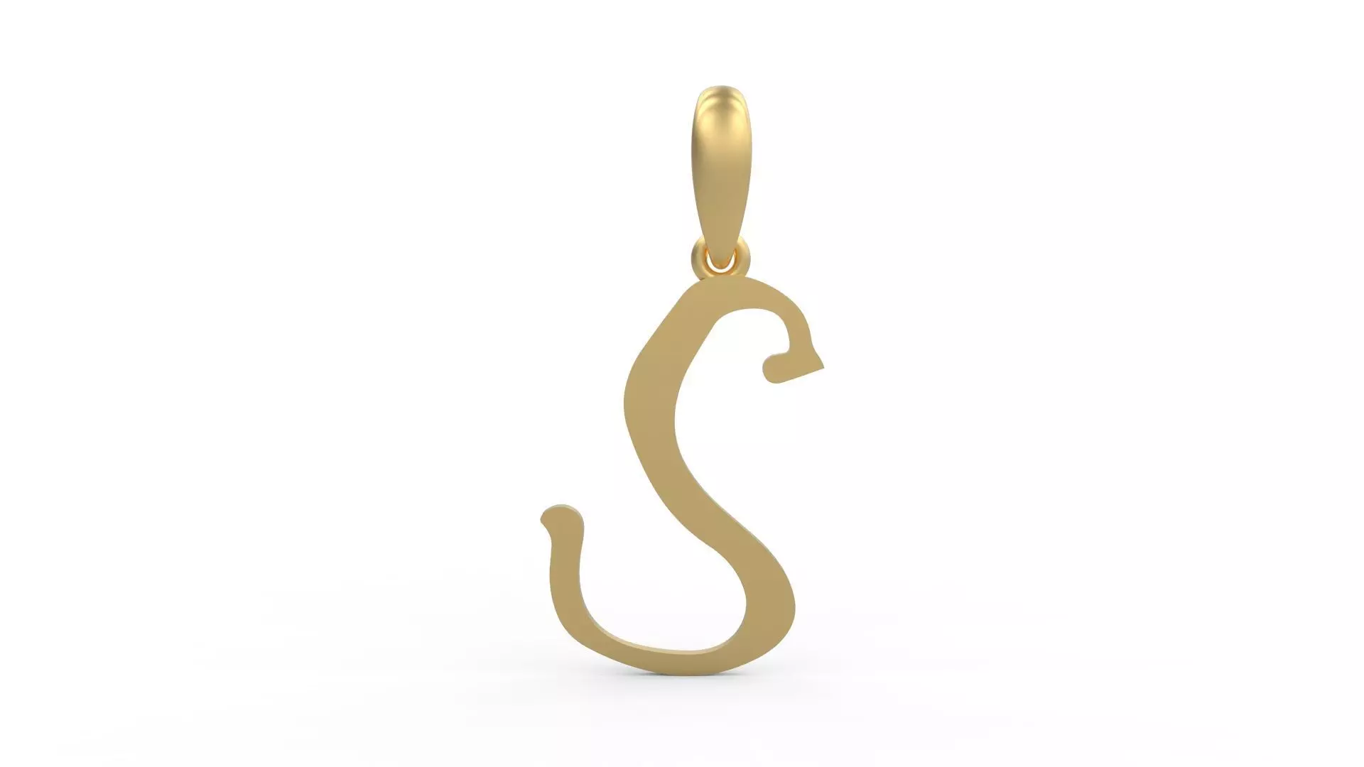 Initial Letters Pendant KINGDOMSTORIA S 3D print model_0