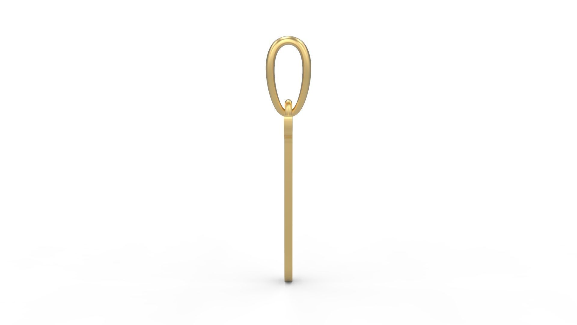 Initial Letters Pendant KINGDOMSTORIA T 3D print model_2