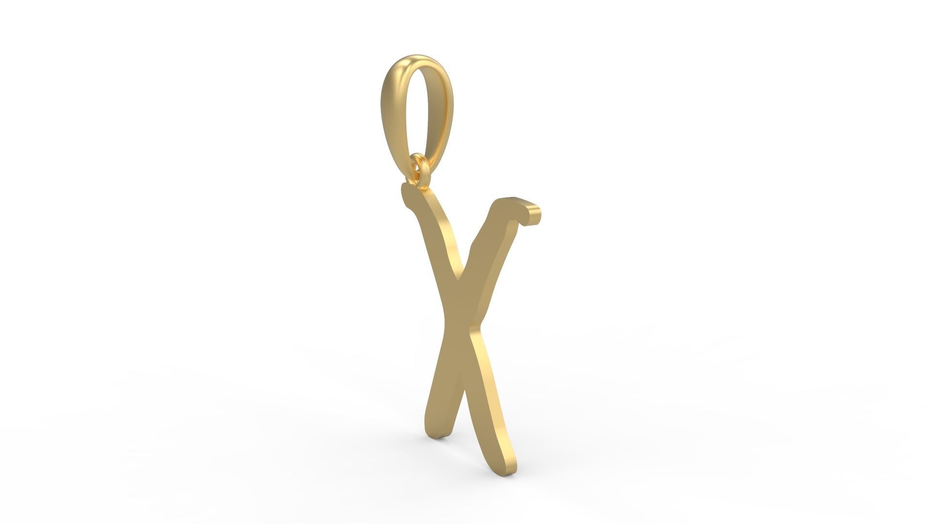 Initial Letters Pendant KINGDOMSTORIA X 3D print model_1