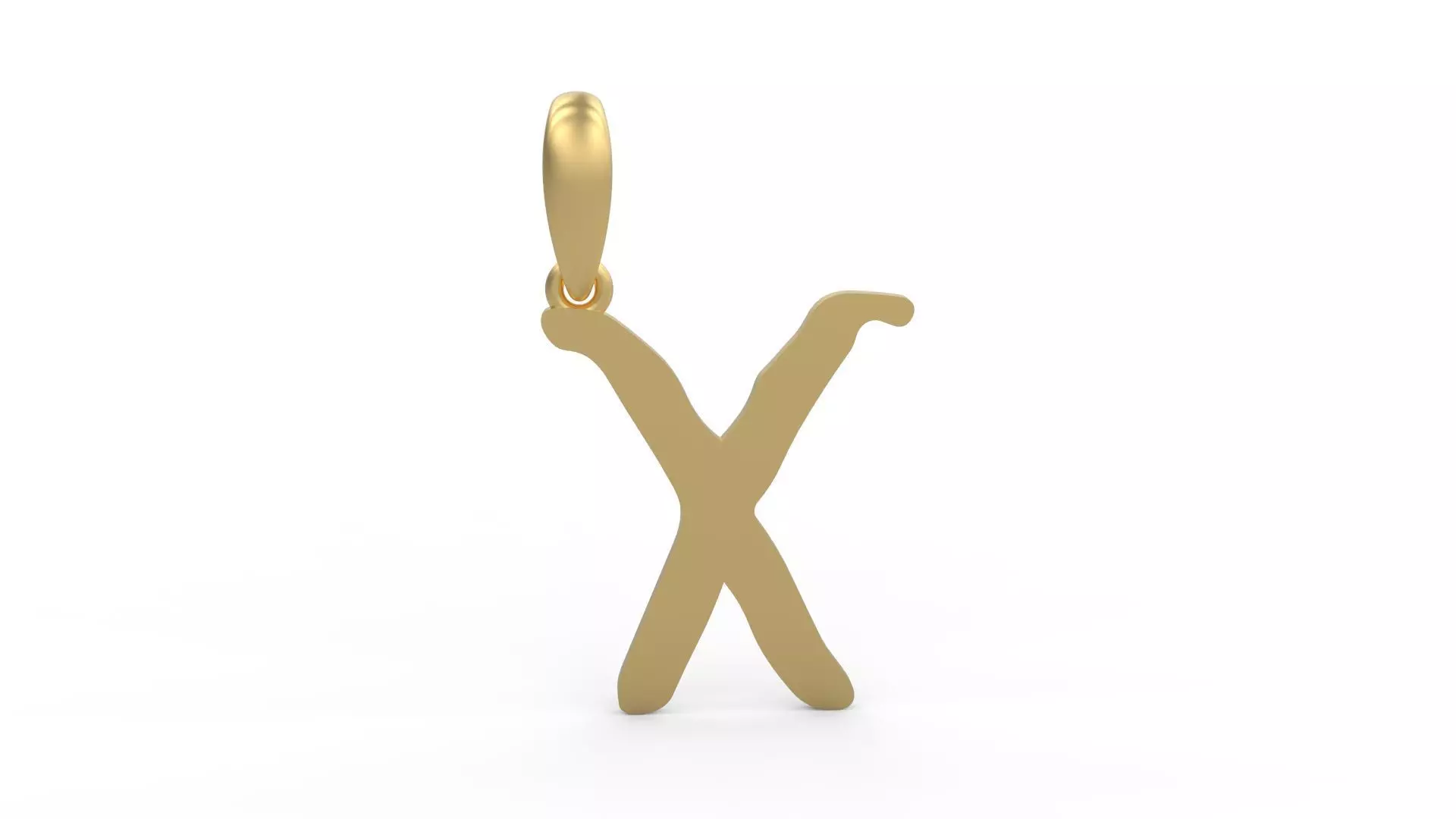 Initial Letters Pendant KINGDOMSTORIA X 3D print model_0