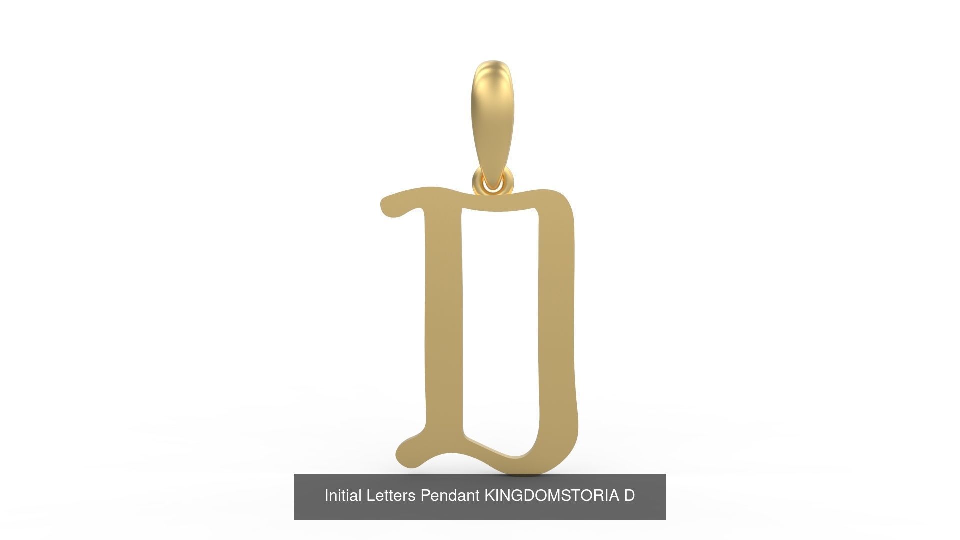 Initial Letters Pendant Alphabets KINGDOMSTORIA 3D Model Collection_6