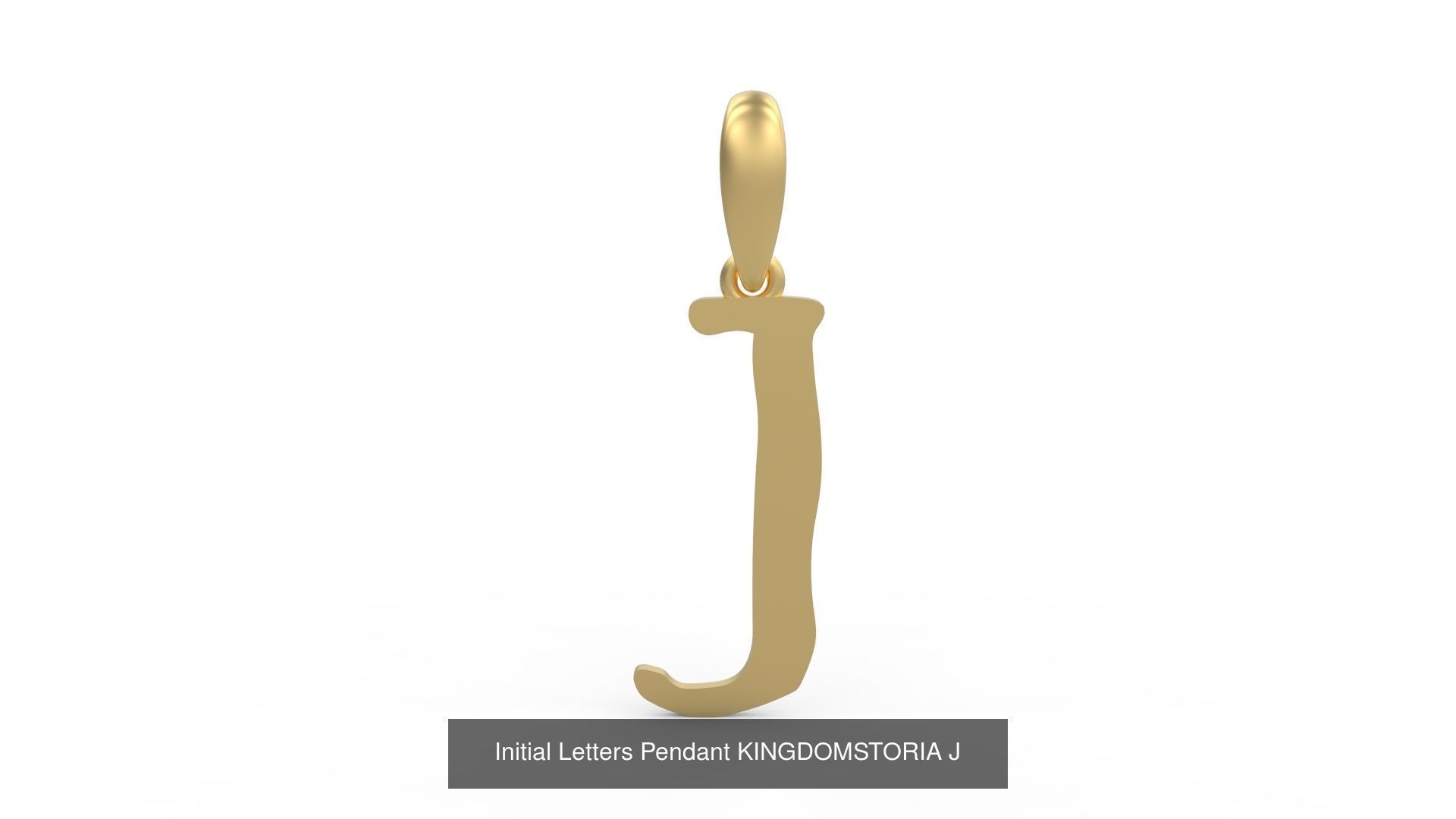 Initial Letters Pendant Alphabets KINGDOMSTORIA 3D Model Collection_12