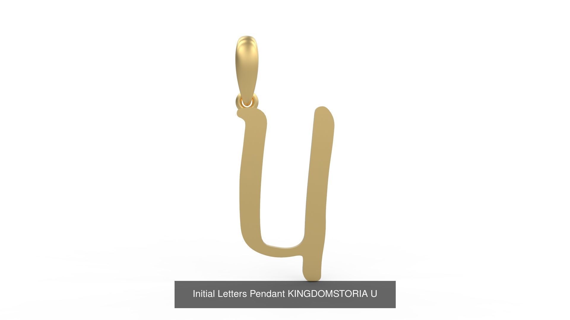 Initial Letters Pendant Alphabets KINGDOMSTORIA 3D Model Collection_23