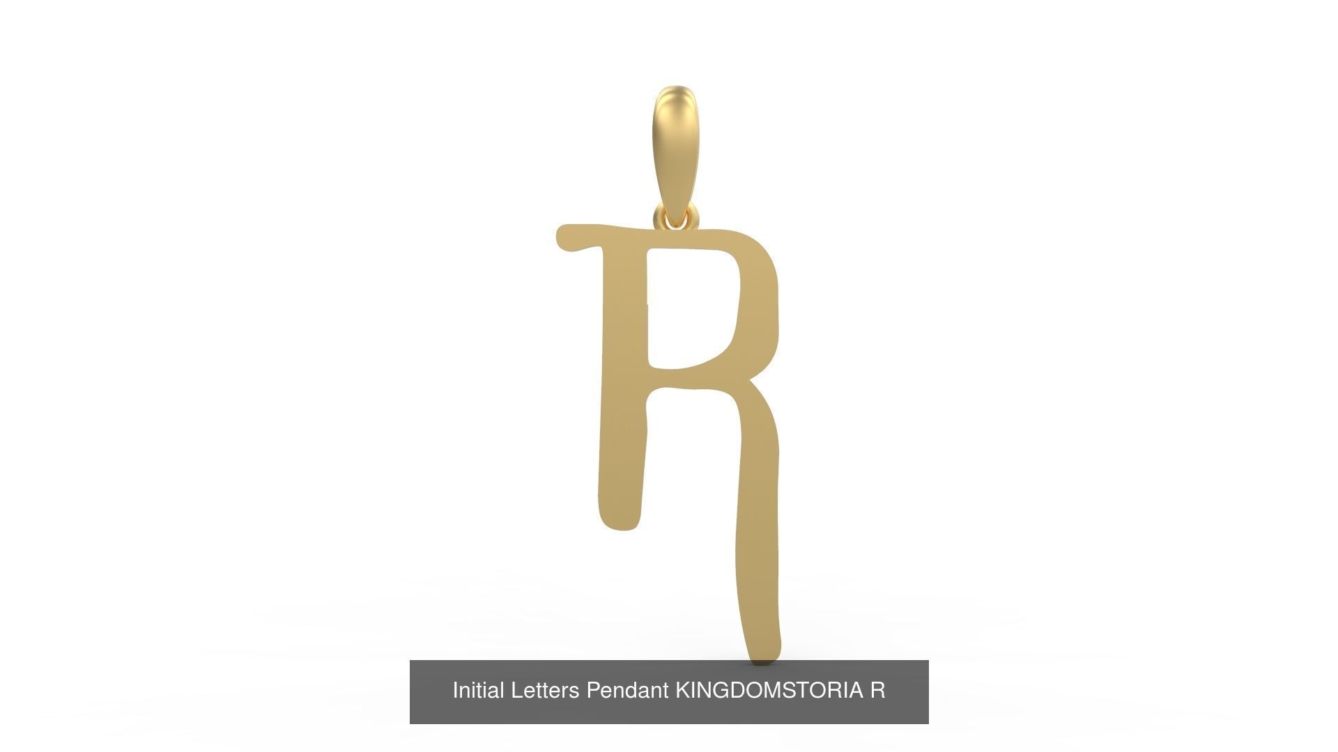 Initial Letters Pendant Alphabets KINGDOMSTORIA 3D Model Collection_20