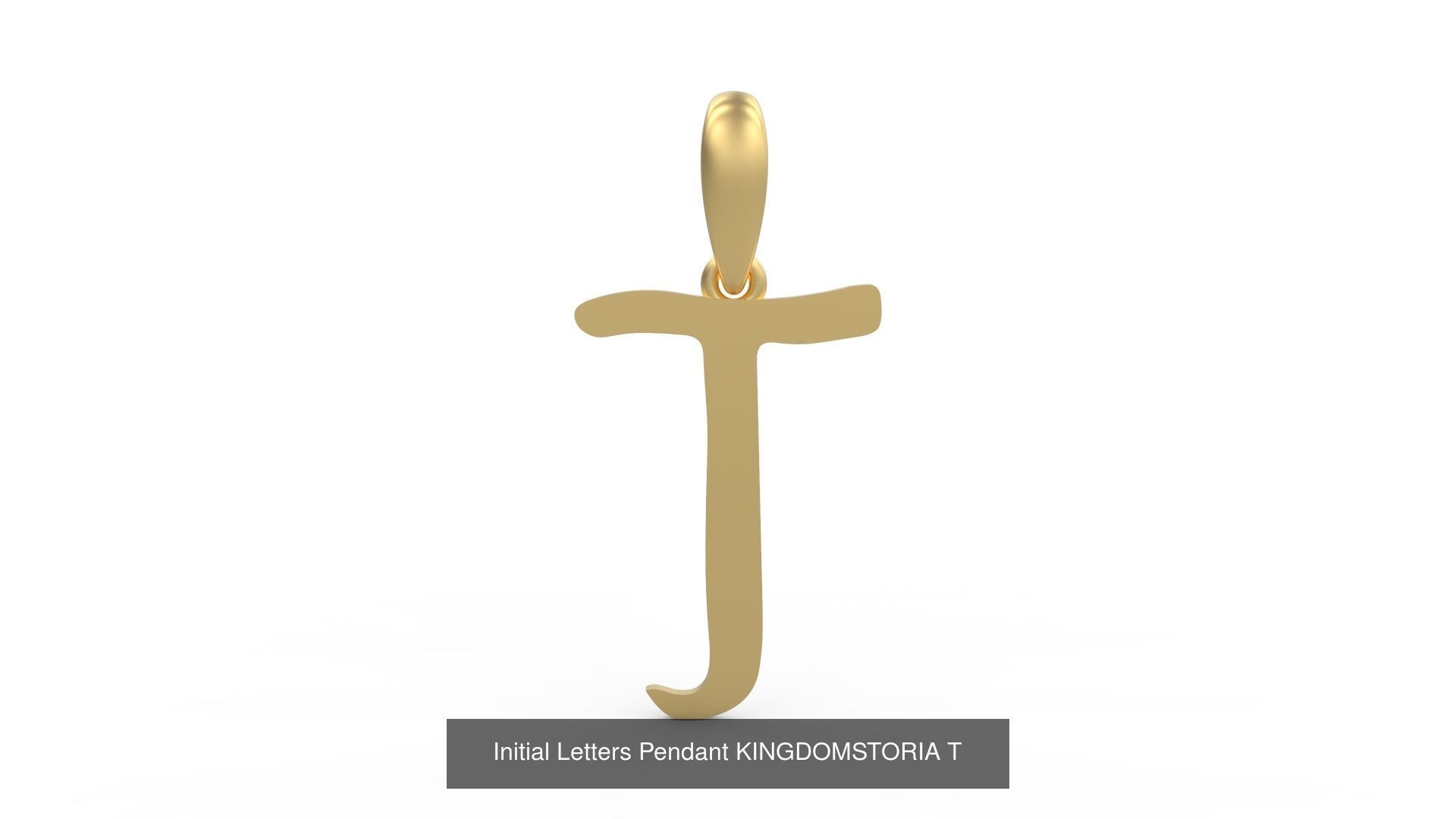 Initial Letters Pendant Alphabets KINGDOMSTORIA 3D Model Collection_22
