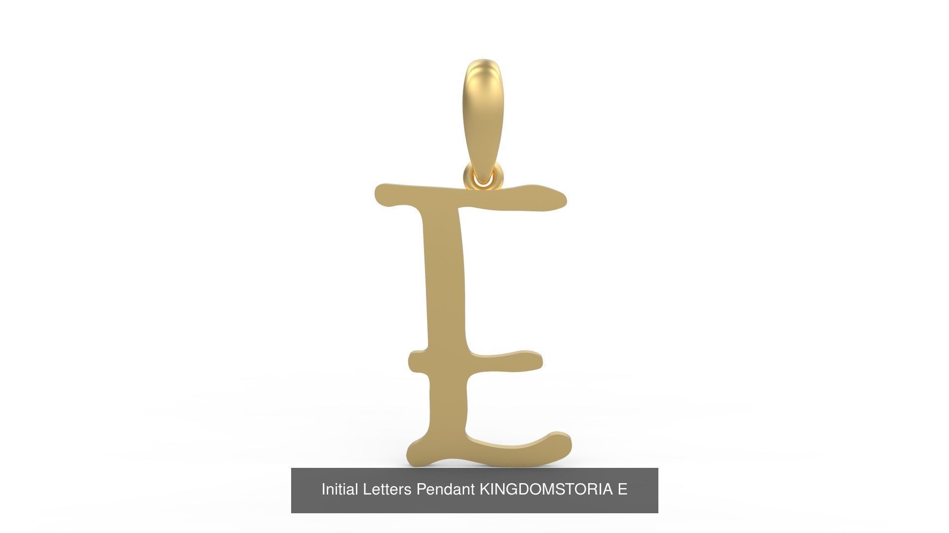 Initial Letters Pendant Alphabets KINGDOMSTORIA 3D Model Collection_7