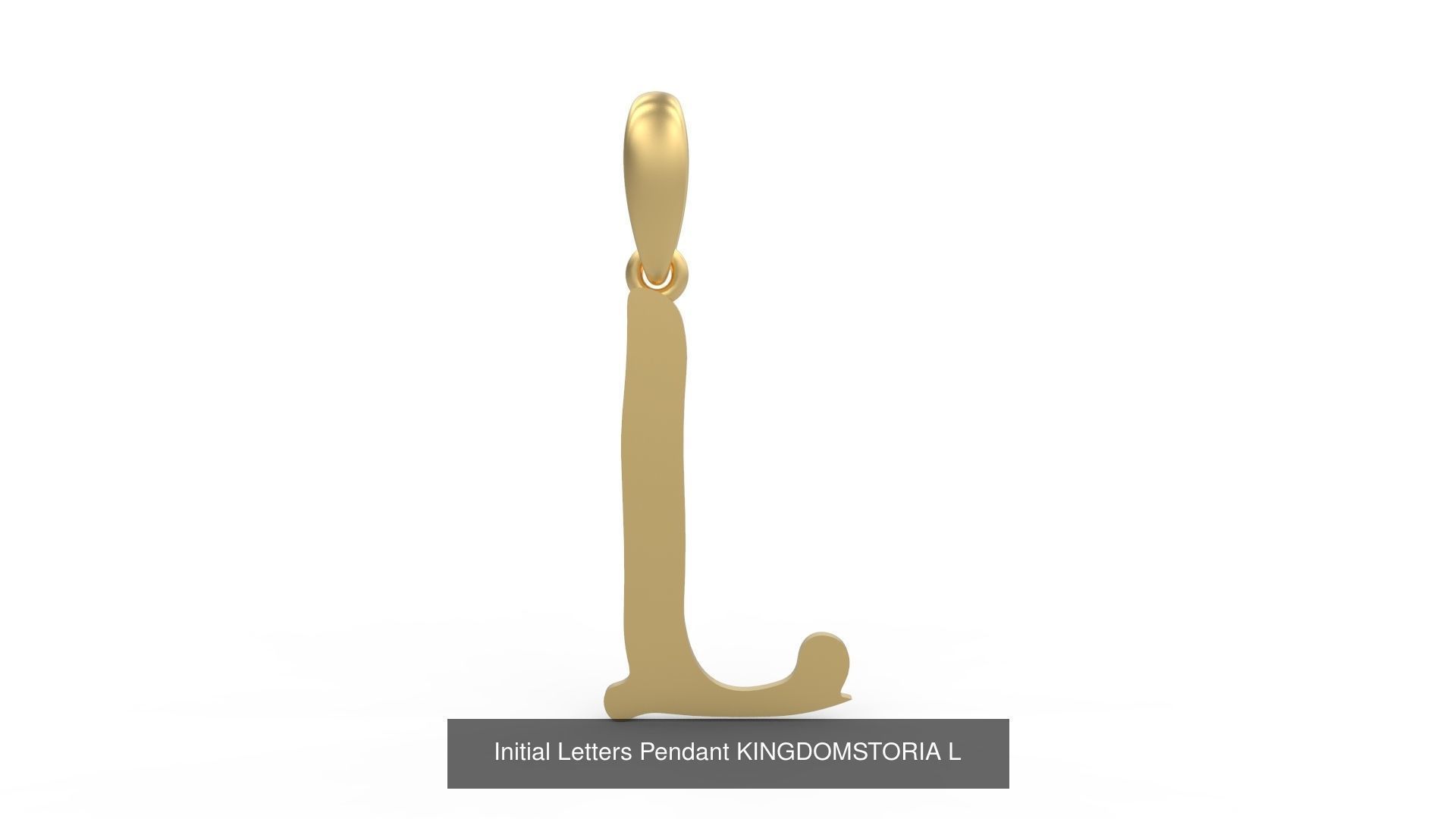 Initial Letters Pendant Alphabets KINGDOMSTORIA 3D Model Collection_14