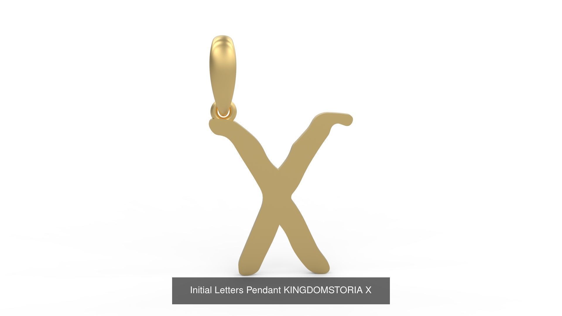 Initial Letters Pendant Alphabets KINGDOMSTORIA 3D Model Collection_26